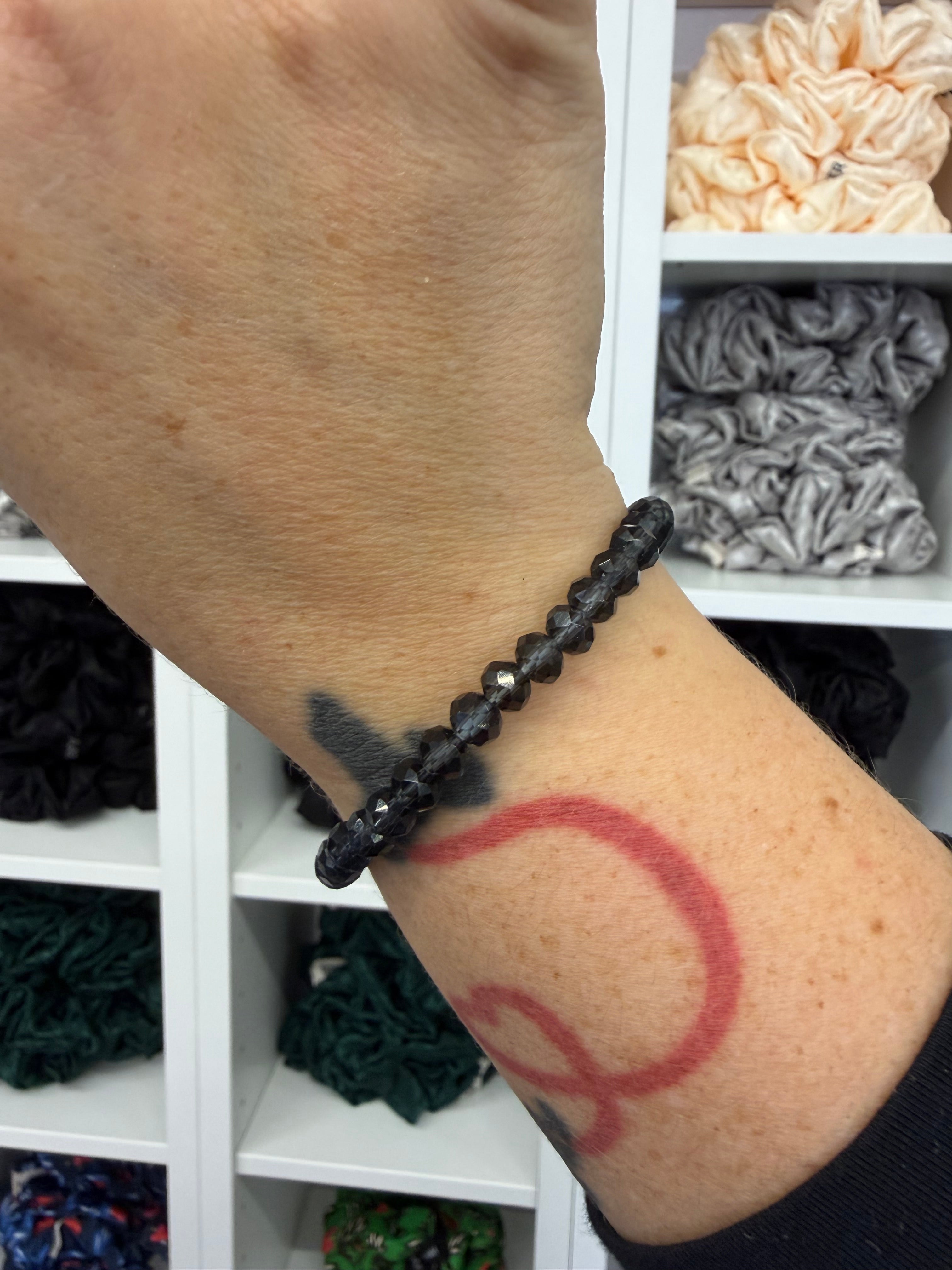 Glitzer Armbänder mit Puschel | Armband / HAAR-ANKER