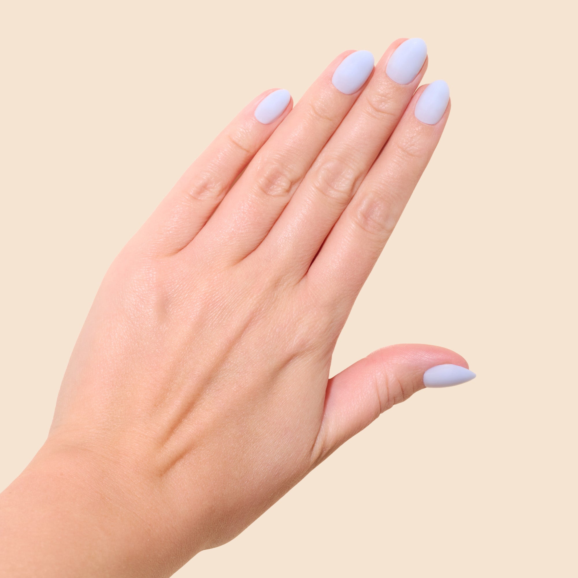 'Bluebell' Soft Gel Press Ons | Short Round