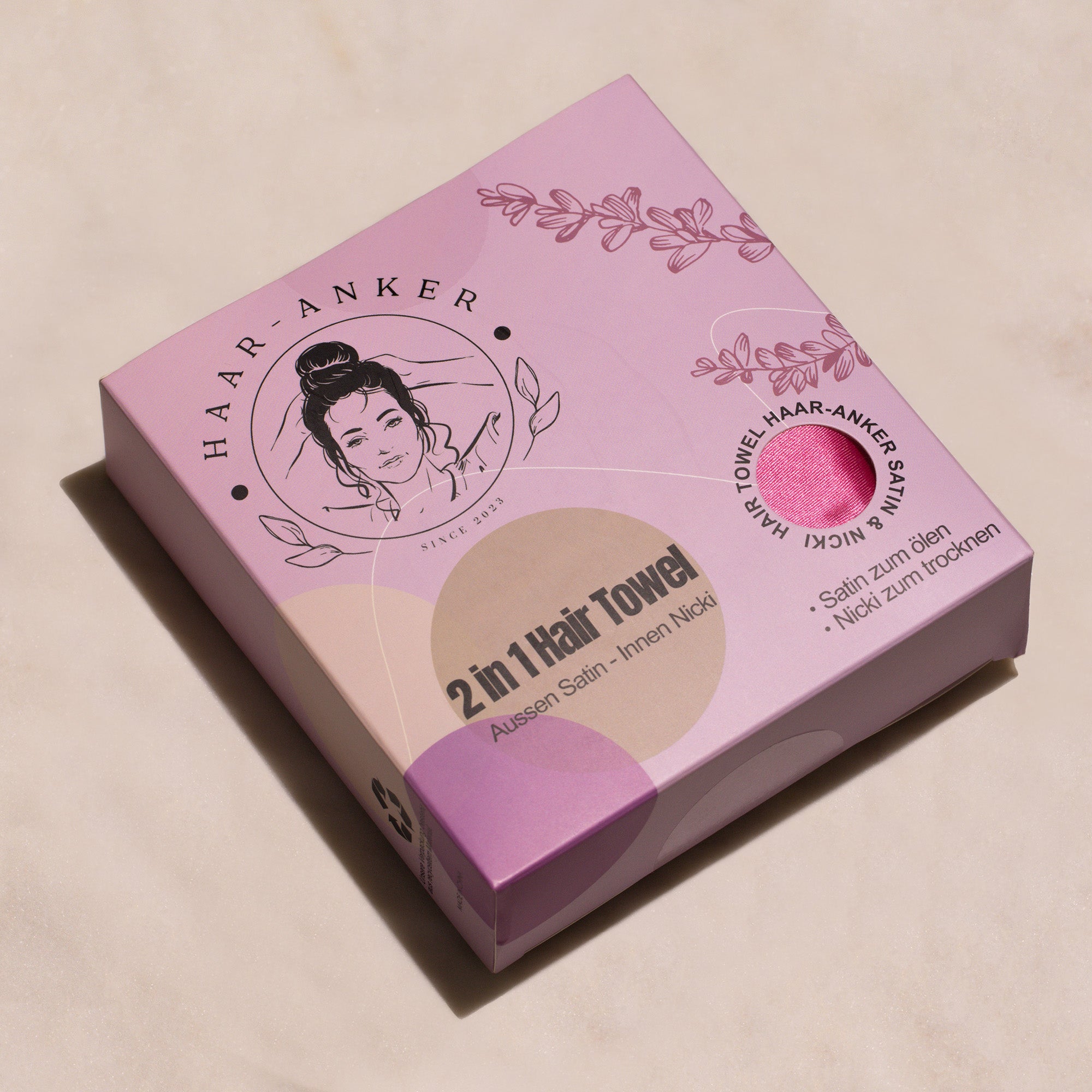 Hairtowel in verschied. Farben | 2-in-1 Hairtowel