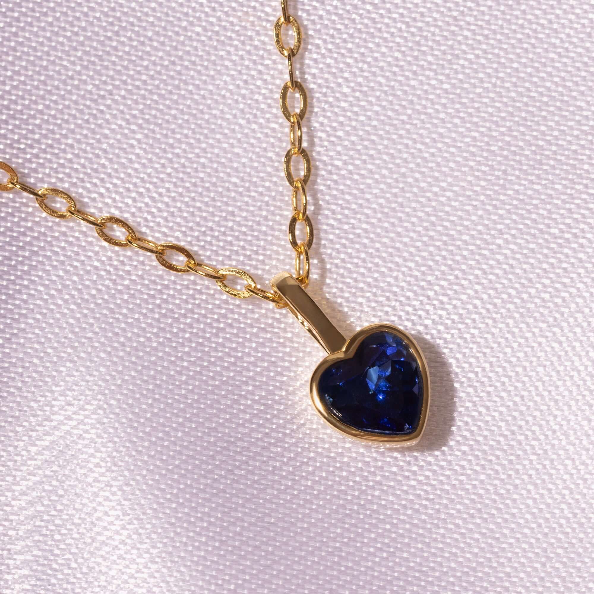 Geburtssteine Herz Gold | Charms / HAAR-ANKER