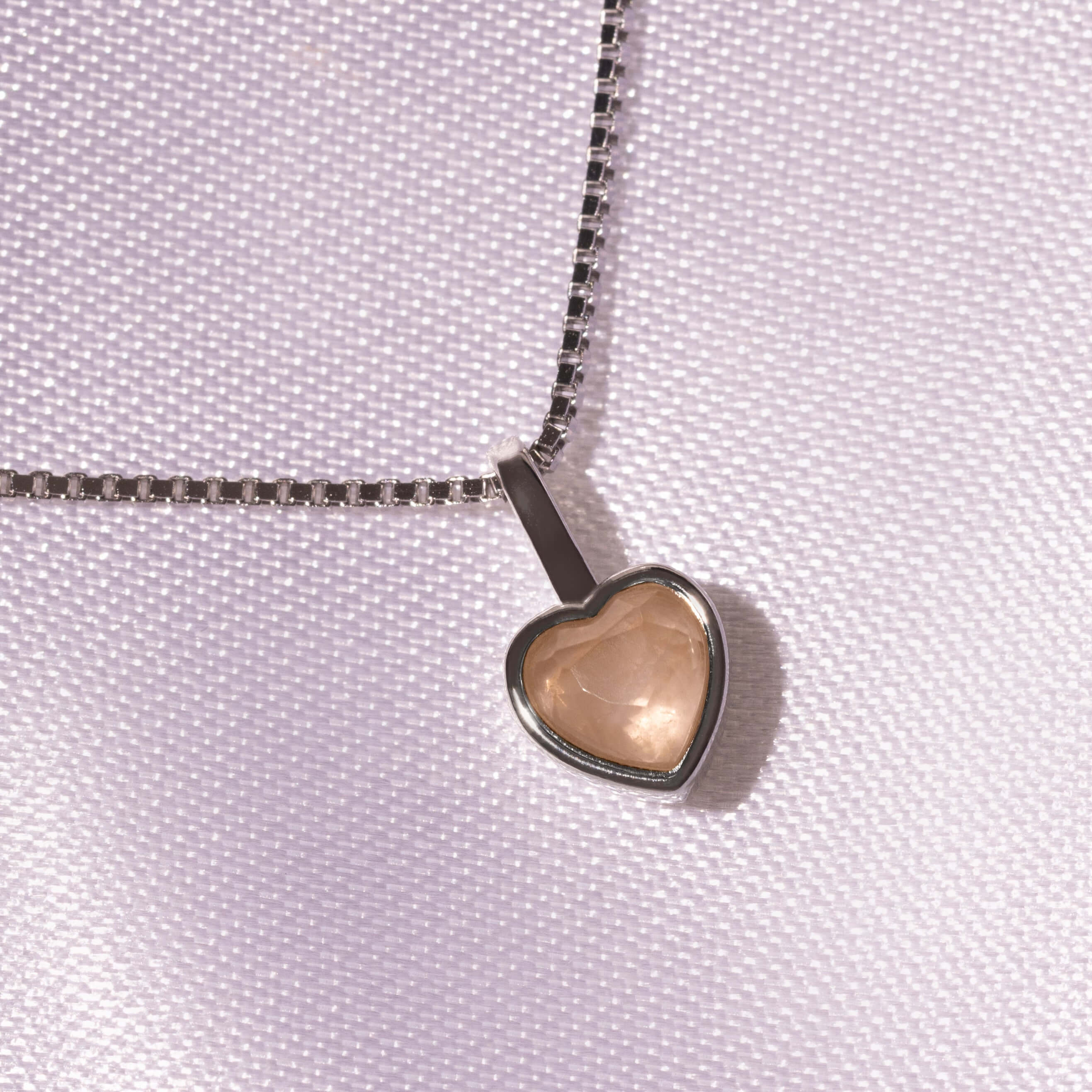 Geburtssteine Herz Silber | Charms / HAAR-ANKER