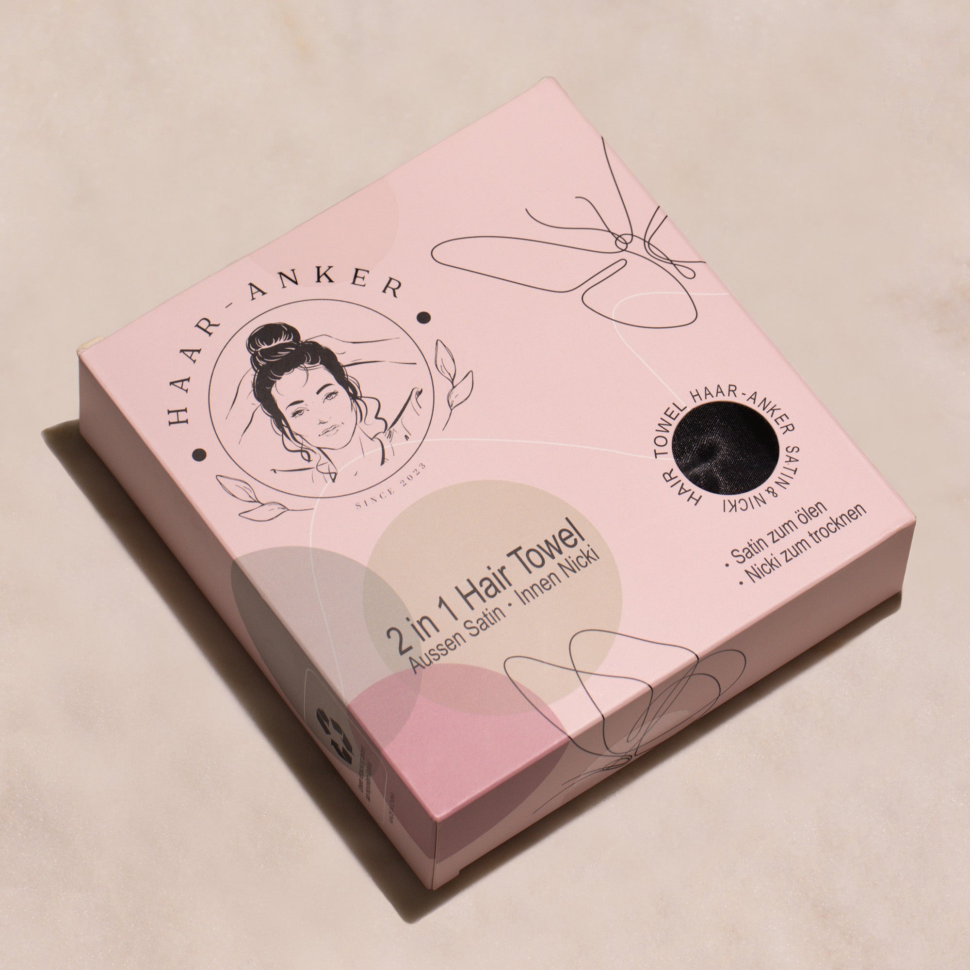 Hairtowel in verschied. Farben | 2-in-1 Hairtowel