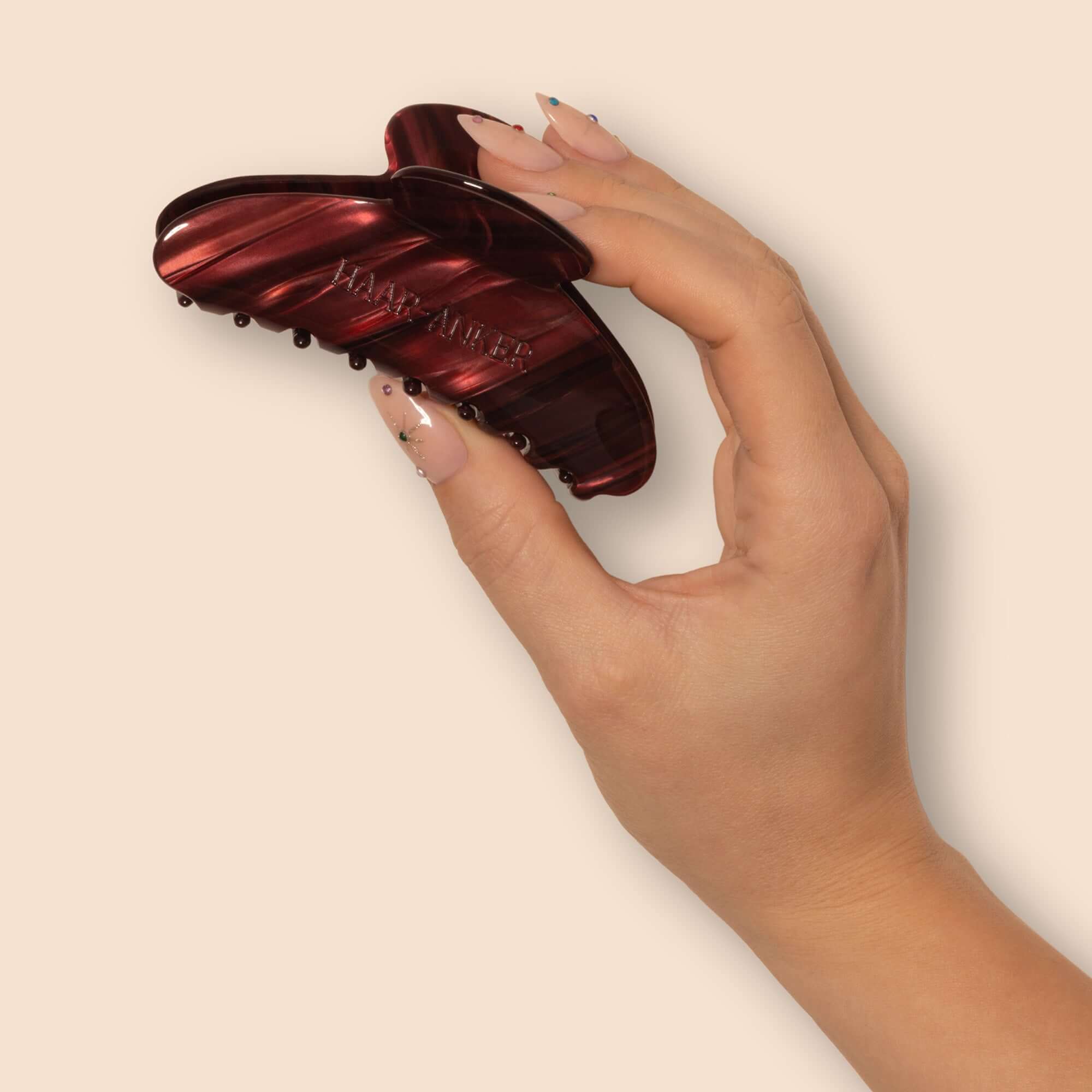 Shining Red | Haarklammer / HAAR-ANKER