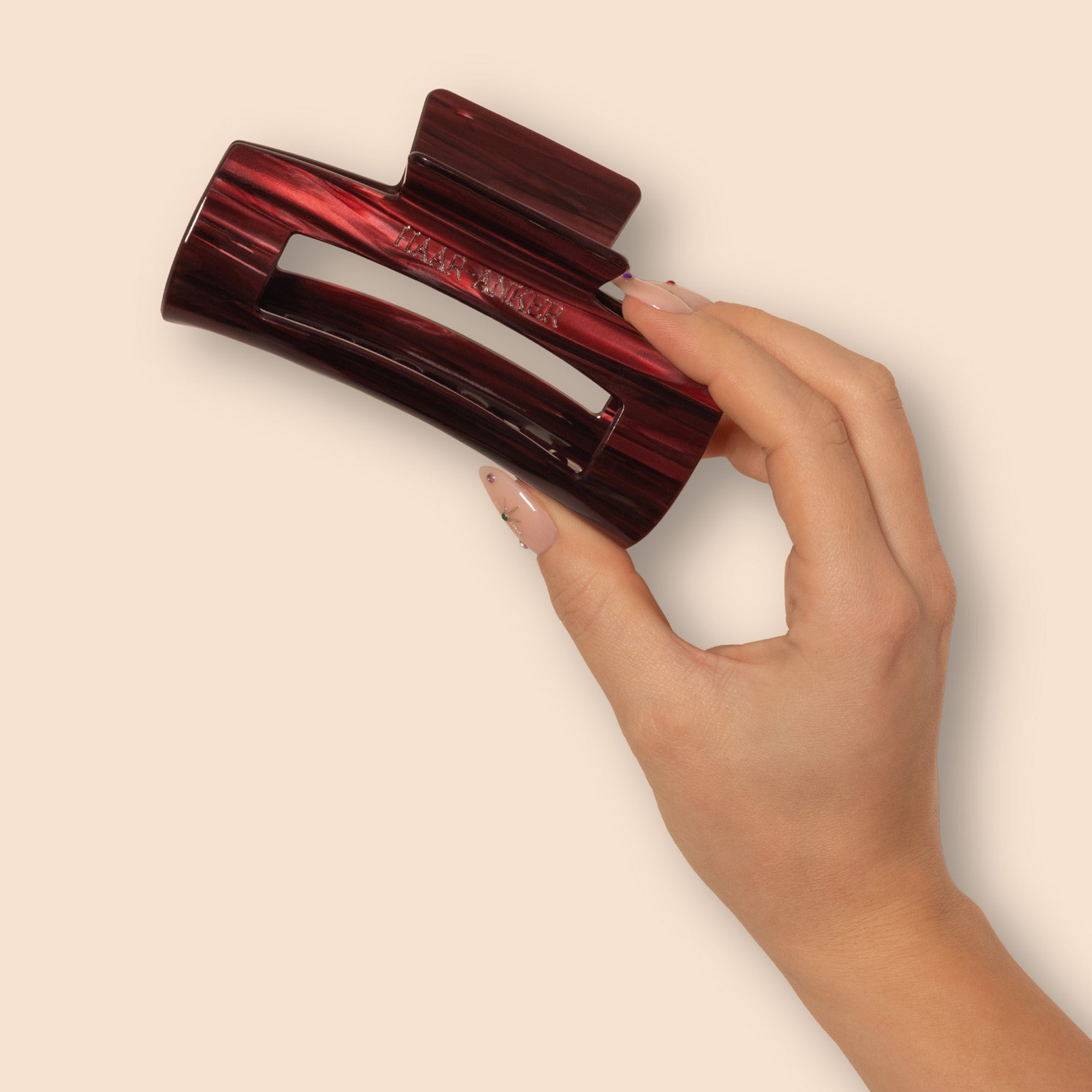 Shining Red | Haarklammer