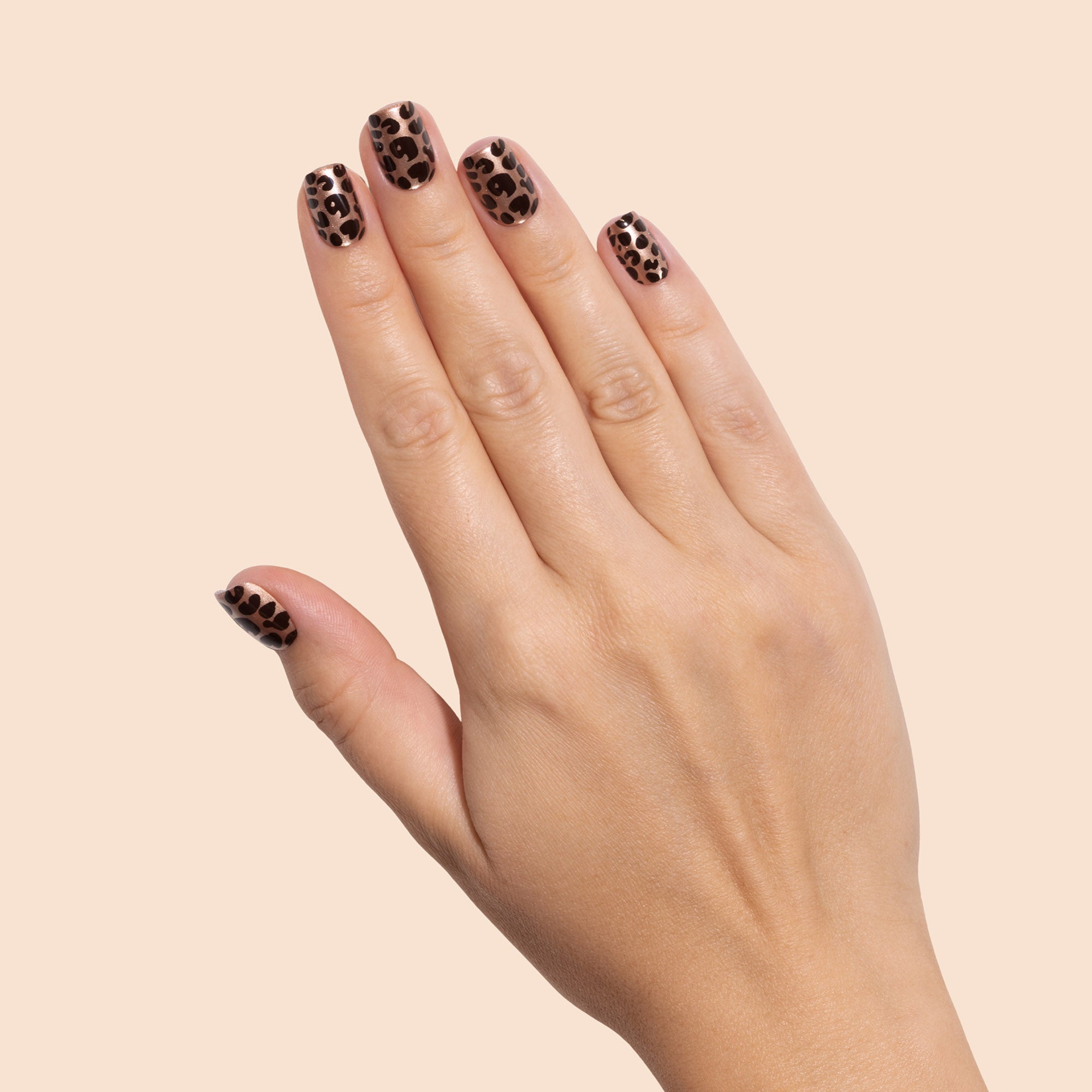 'Leo Square' Soft Gel Press Ons | Short Square