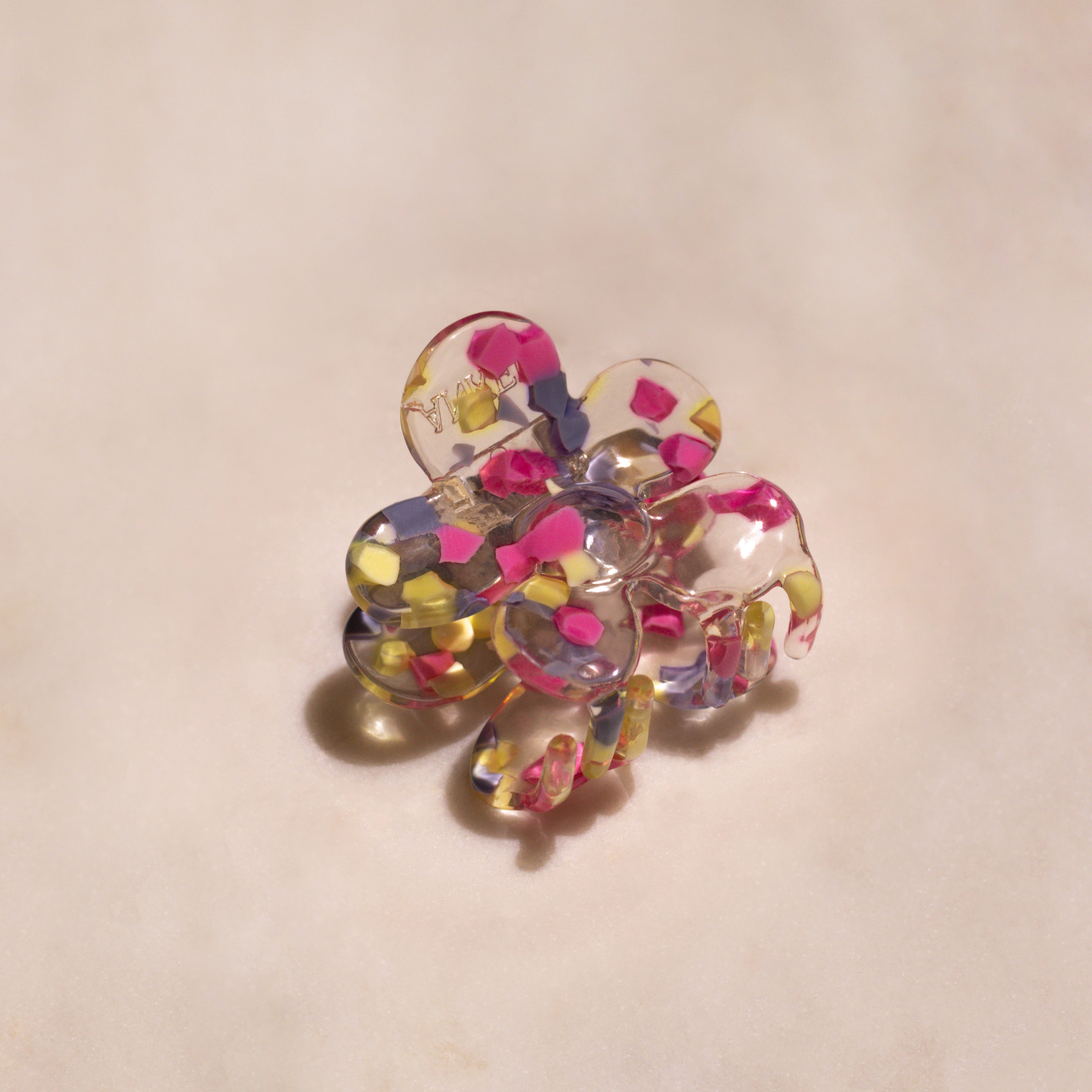 Mini Blume – Konfetti | Haarklammer