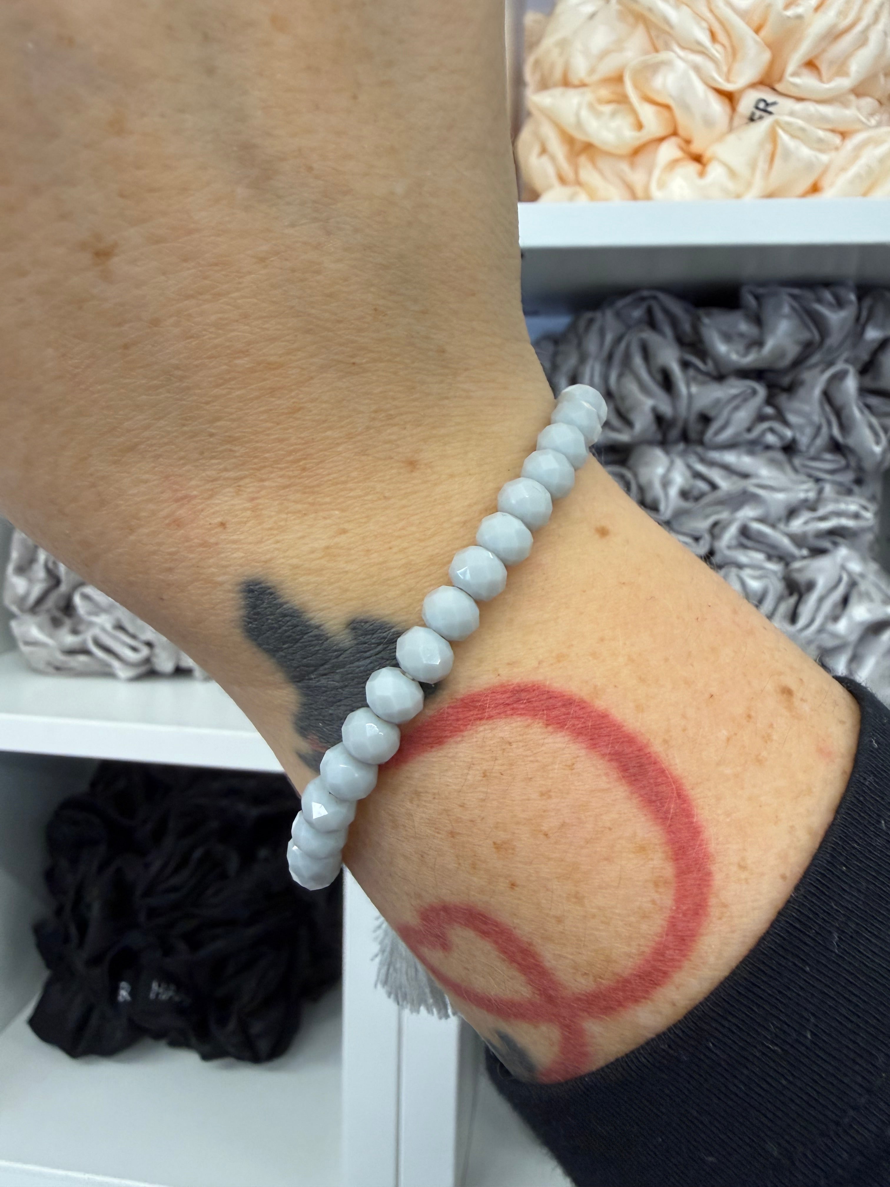 Glitzer Armbänder mit Puschel | Armband / HAAR-ANKER