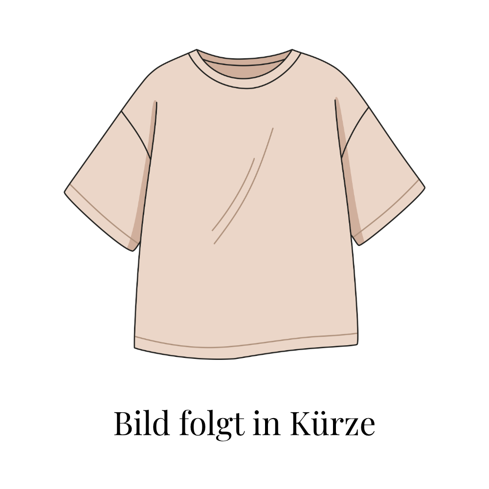 Leo-Shirt mit Schulterpolster Karamell | Shirt