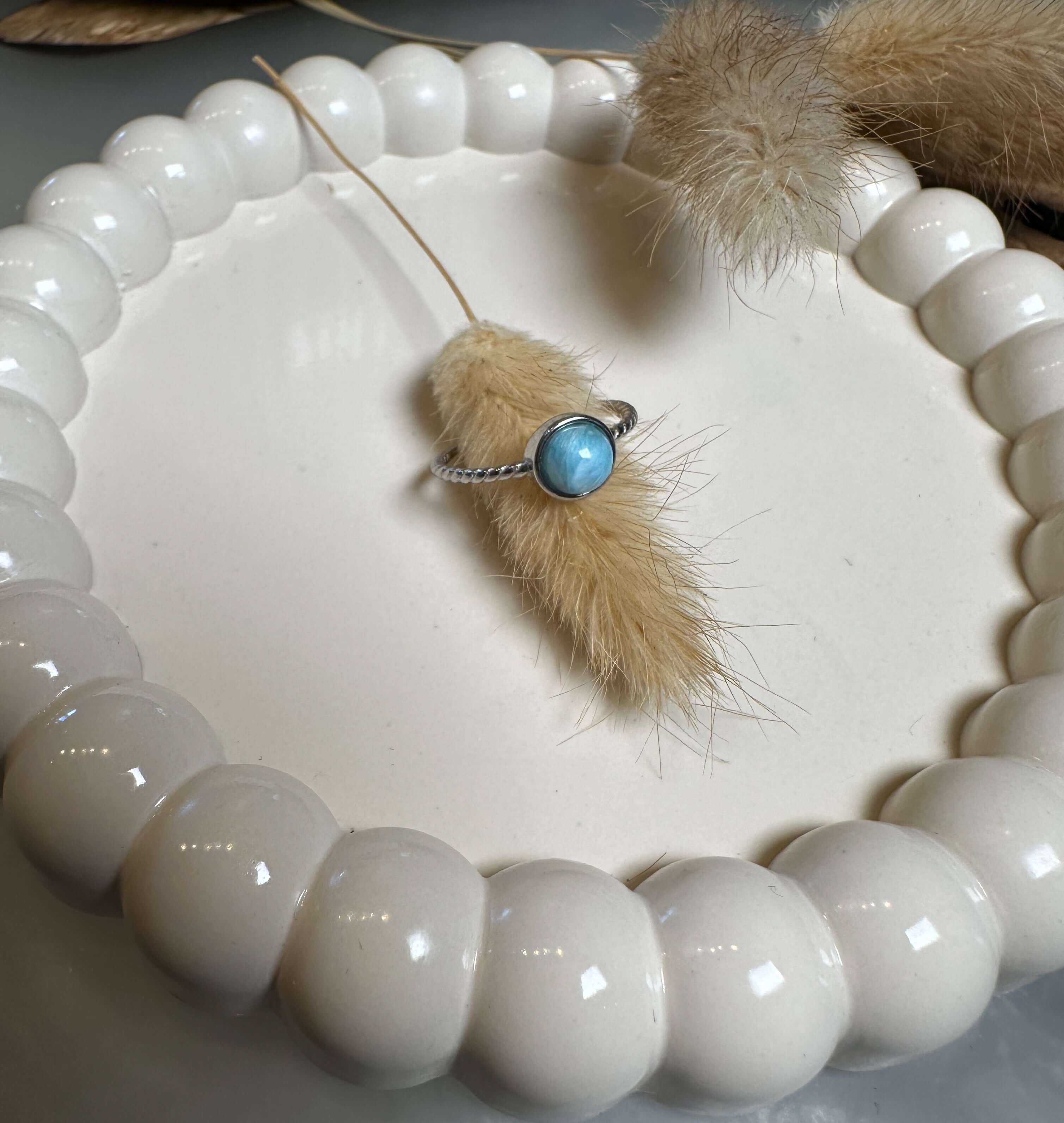 Larimar Silber | Ring | HAAR-ANKER.DE