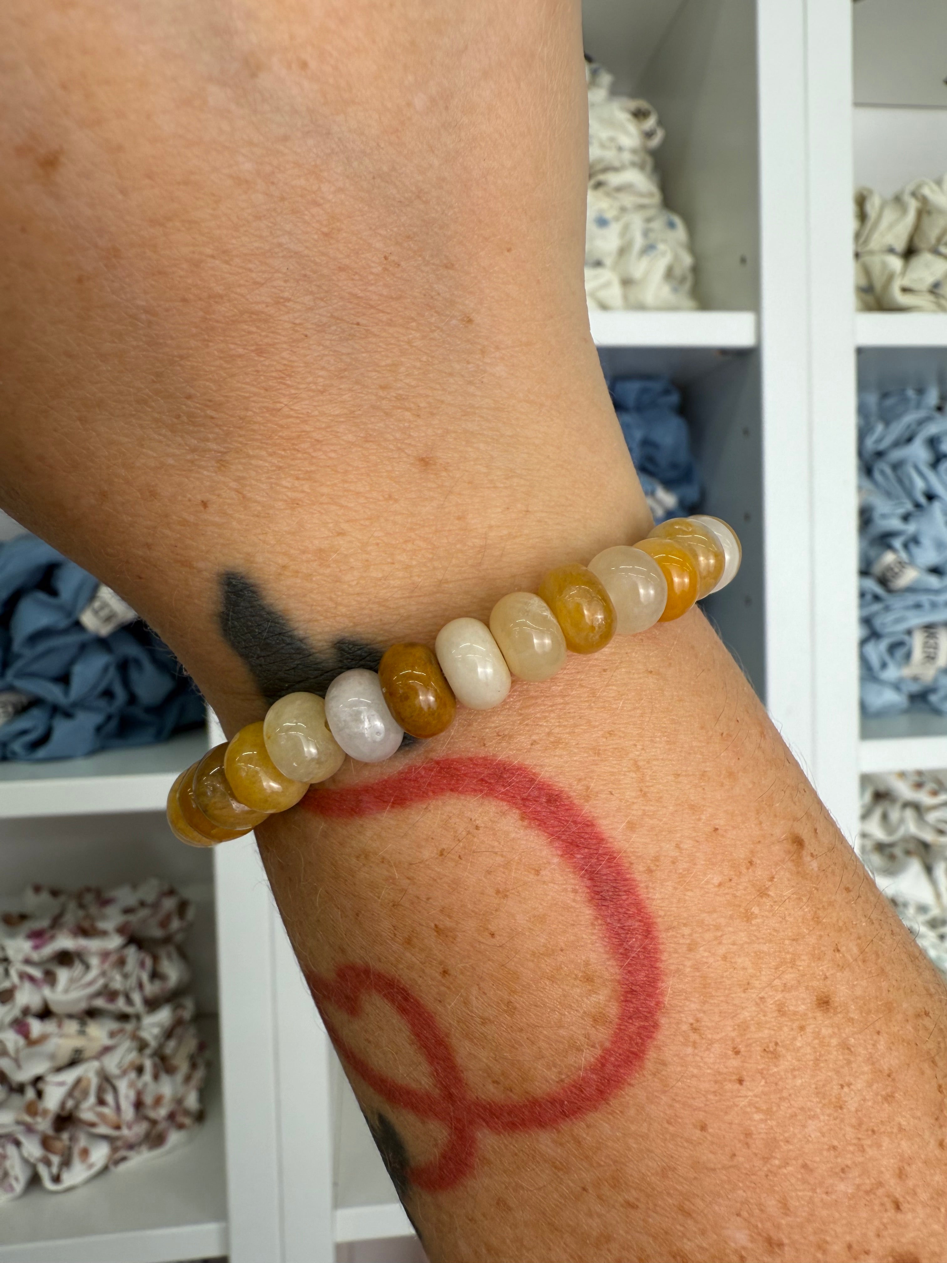 Bergkristall (gefärbt) | Armband