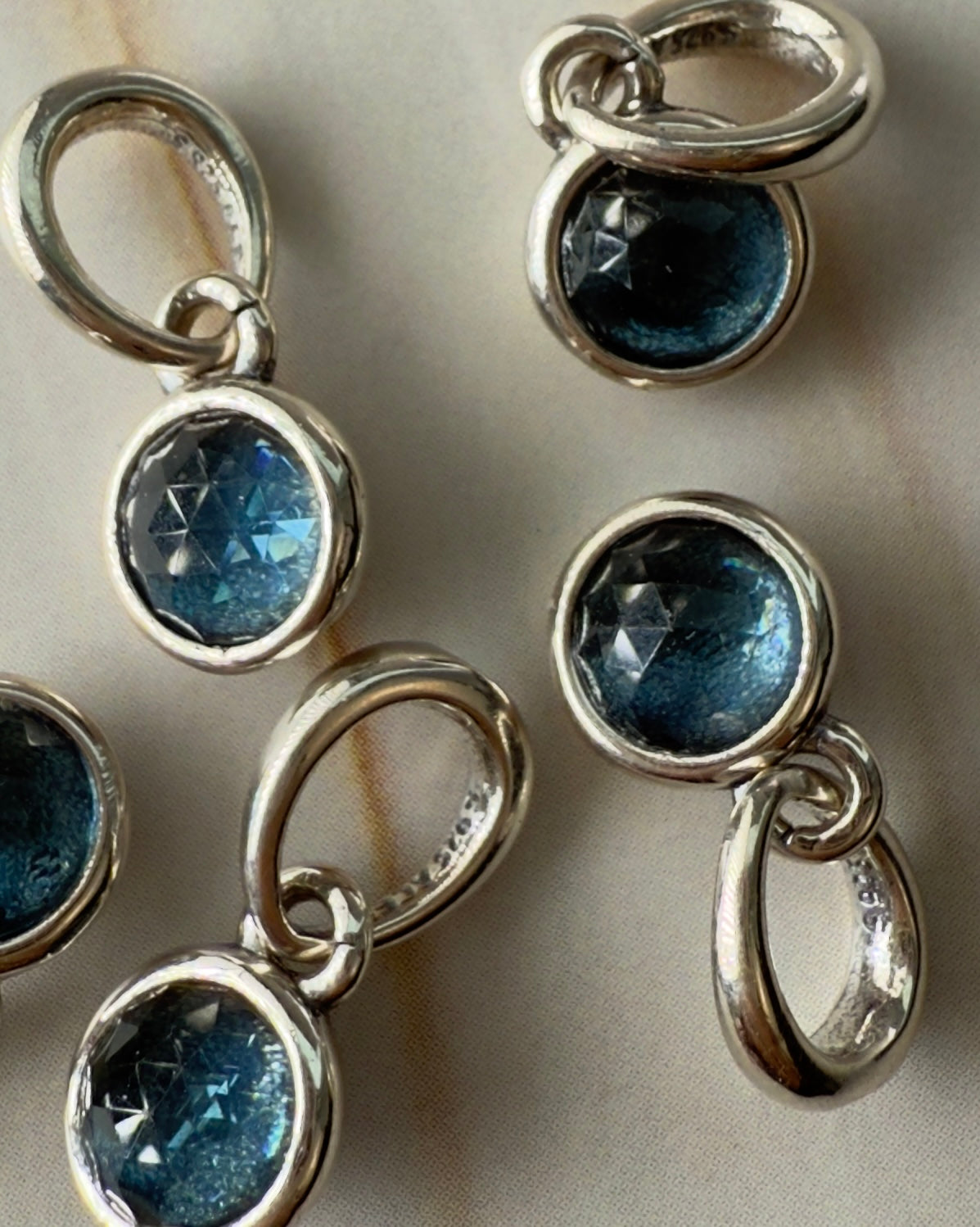 Geburtssteine 925er Sterling Silber | Charms