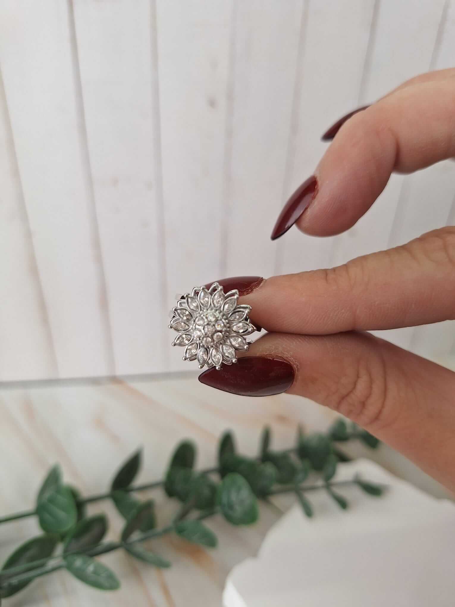 Anti-Stress-Ring mit Blume | Ring | HAAR-ANKER