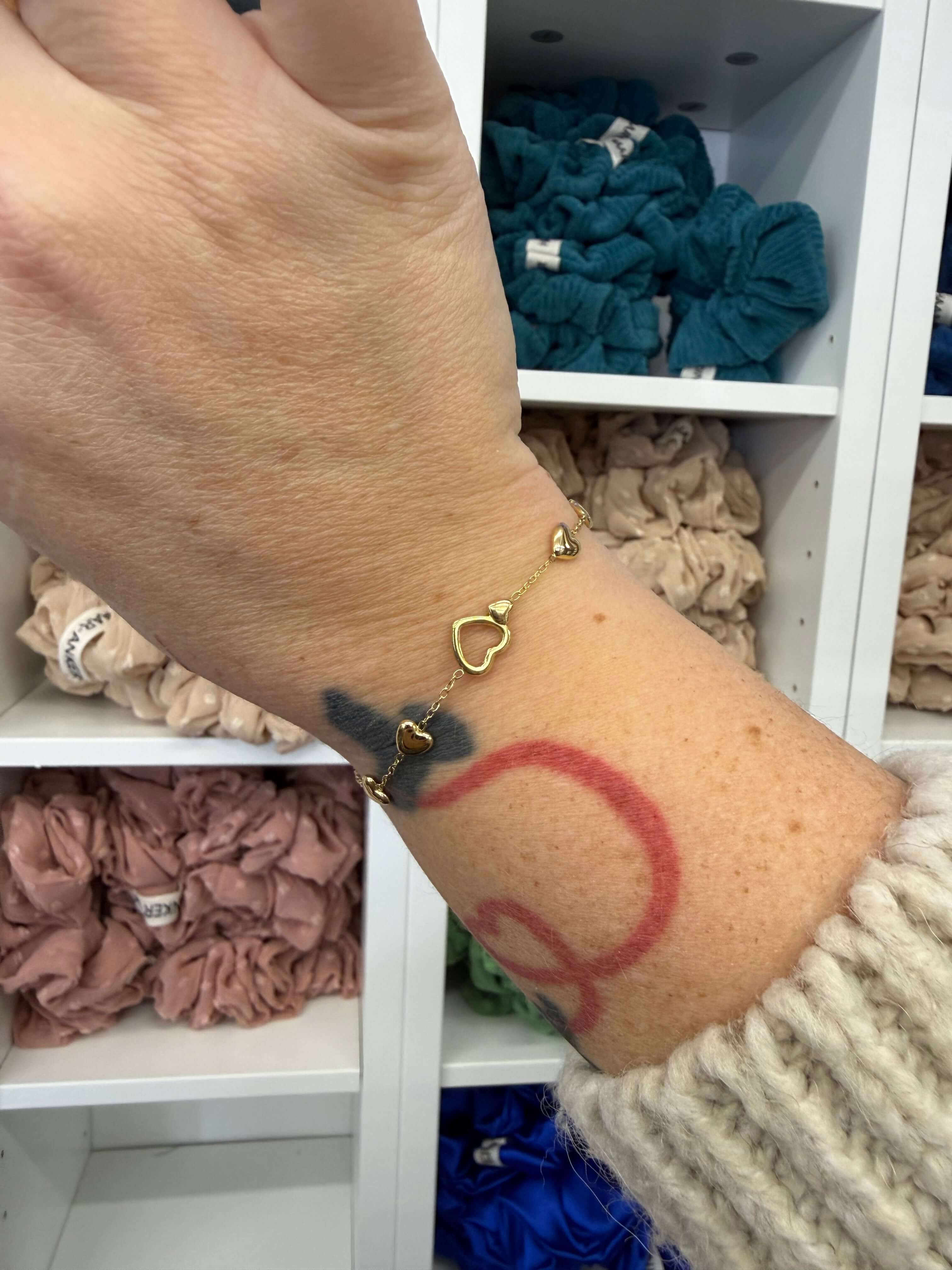 Armband "Herzchen" | Armband / HAAR-ANKER