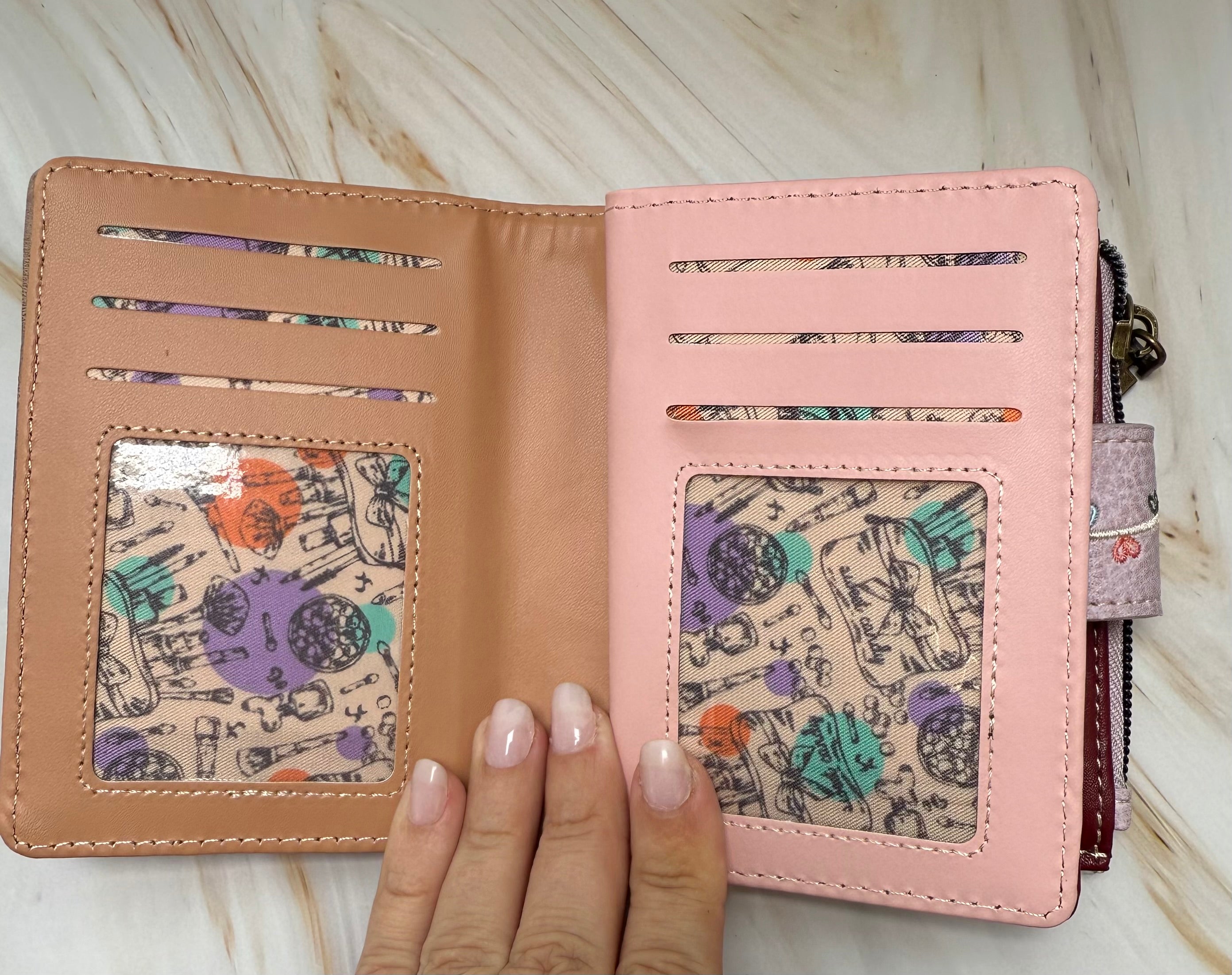 Schmetterling Rosa Klein | Portemonnaie