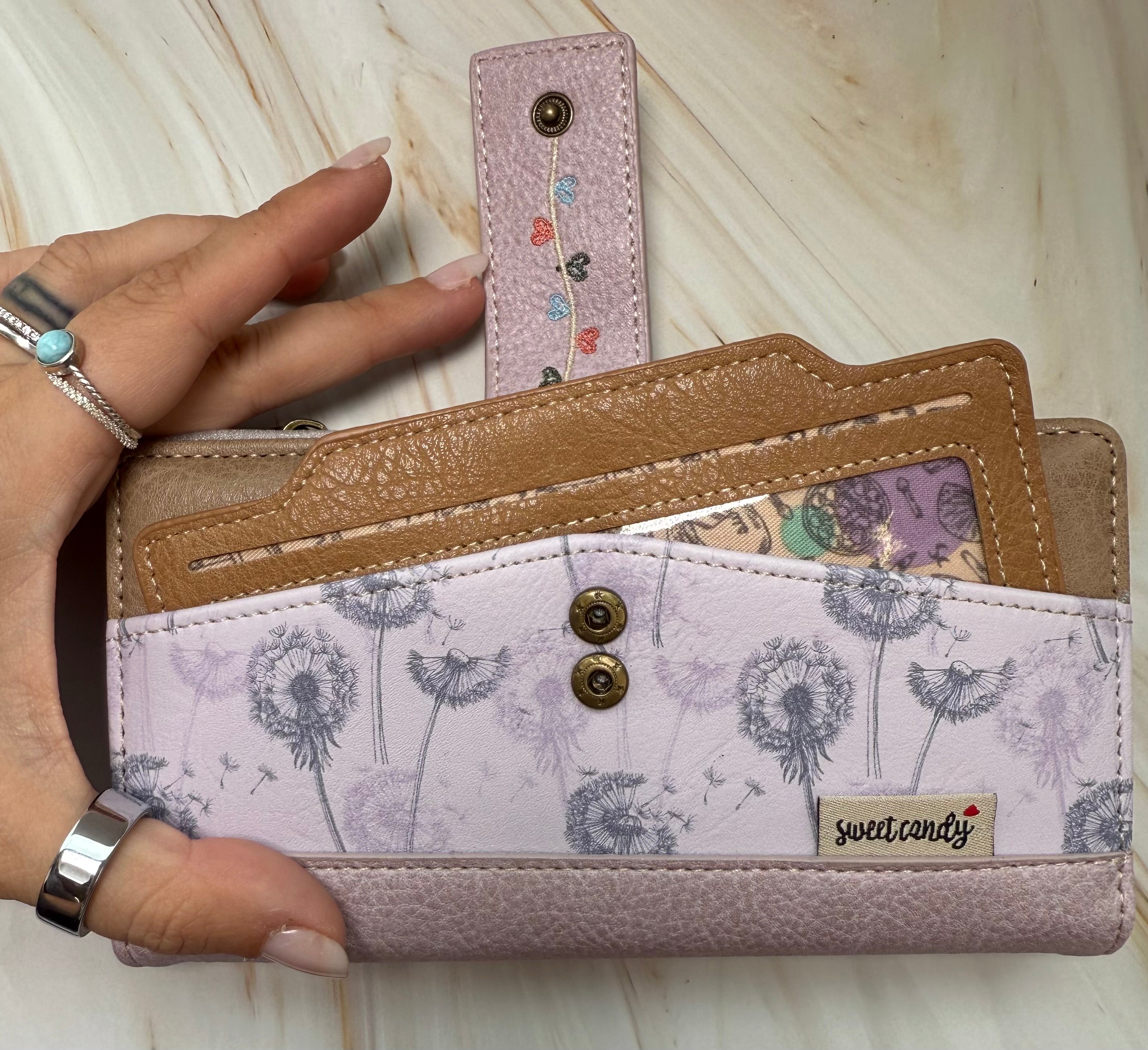 Schmetterling Lila Gross | Portemonnaie