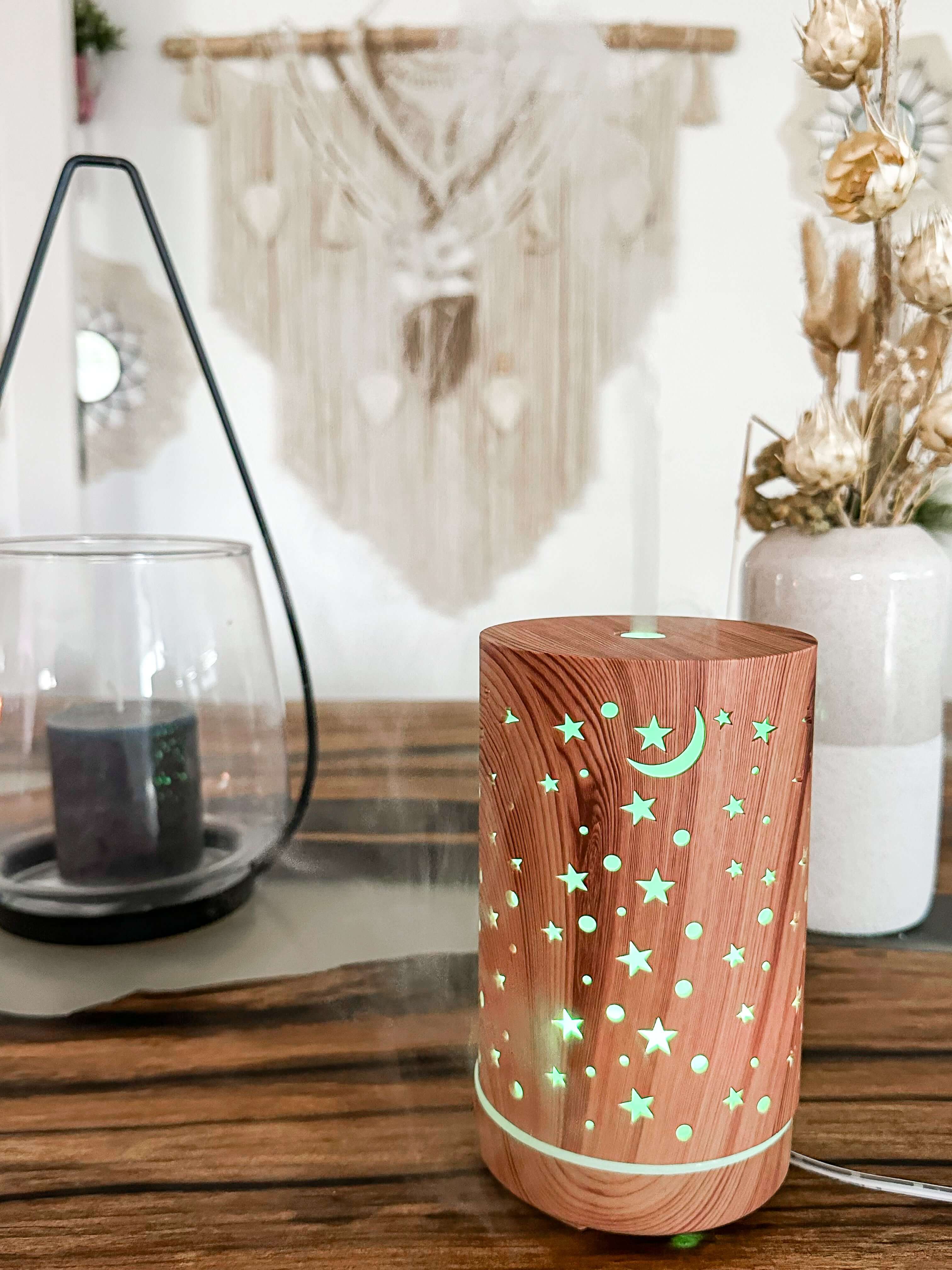 Aroma Diffuser Sonne Mond Sterne | HAAR-ANKER