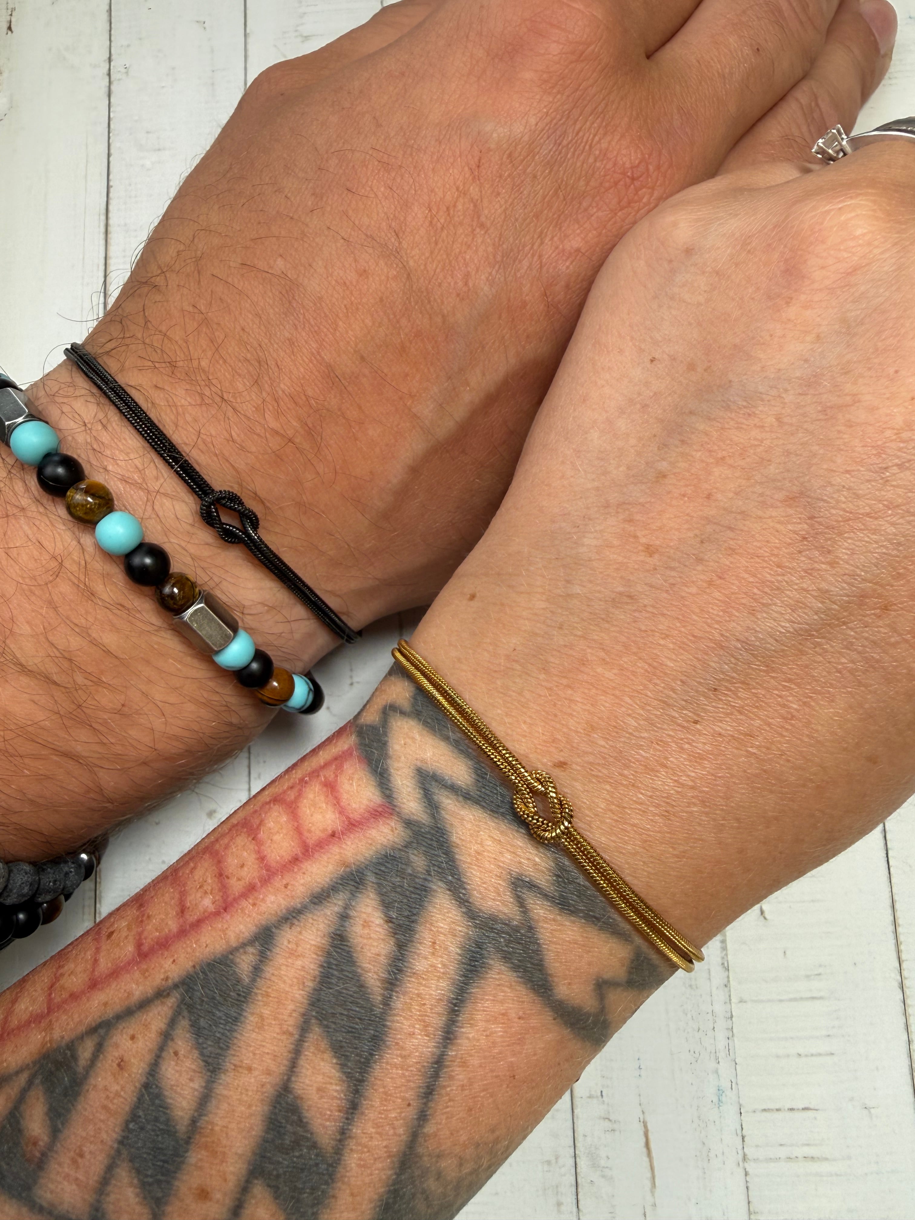 Partnerschaftsarmbänder 'Unendlichkeit' | Armband Nr. 38