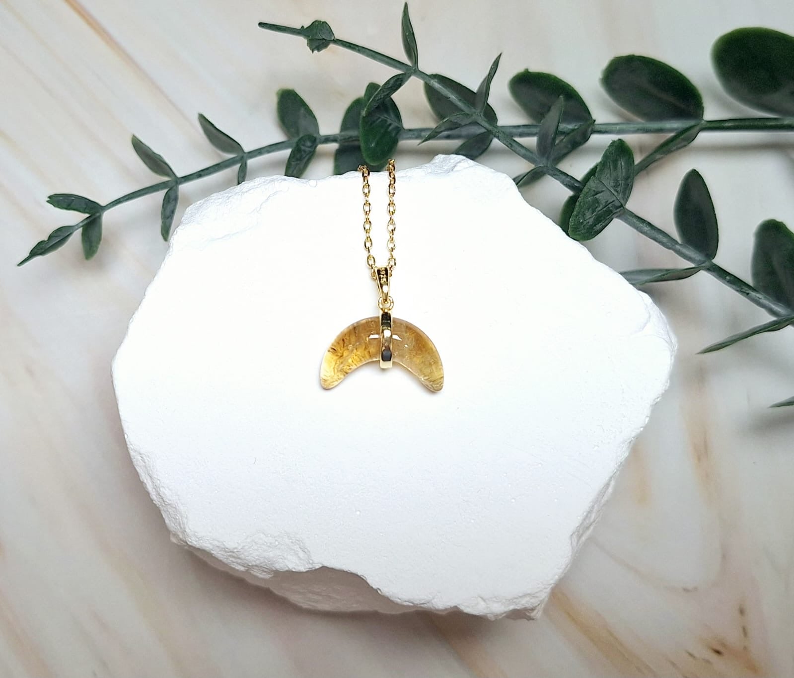 Mondkette Gold verschied. Varianten | Halskette
