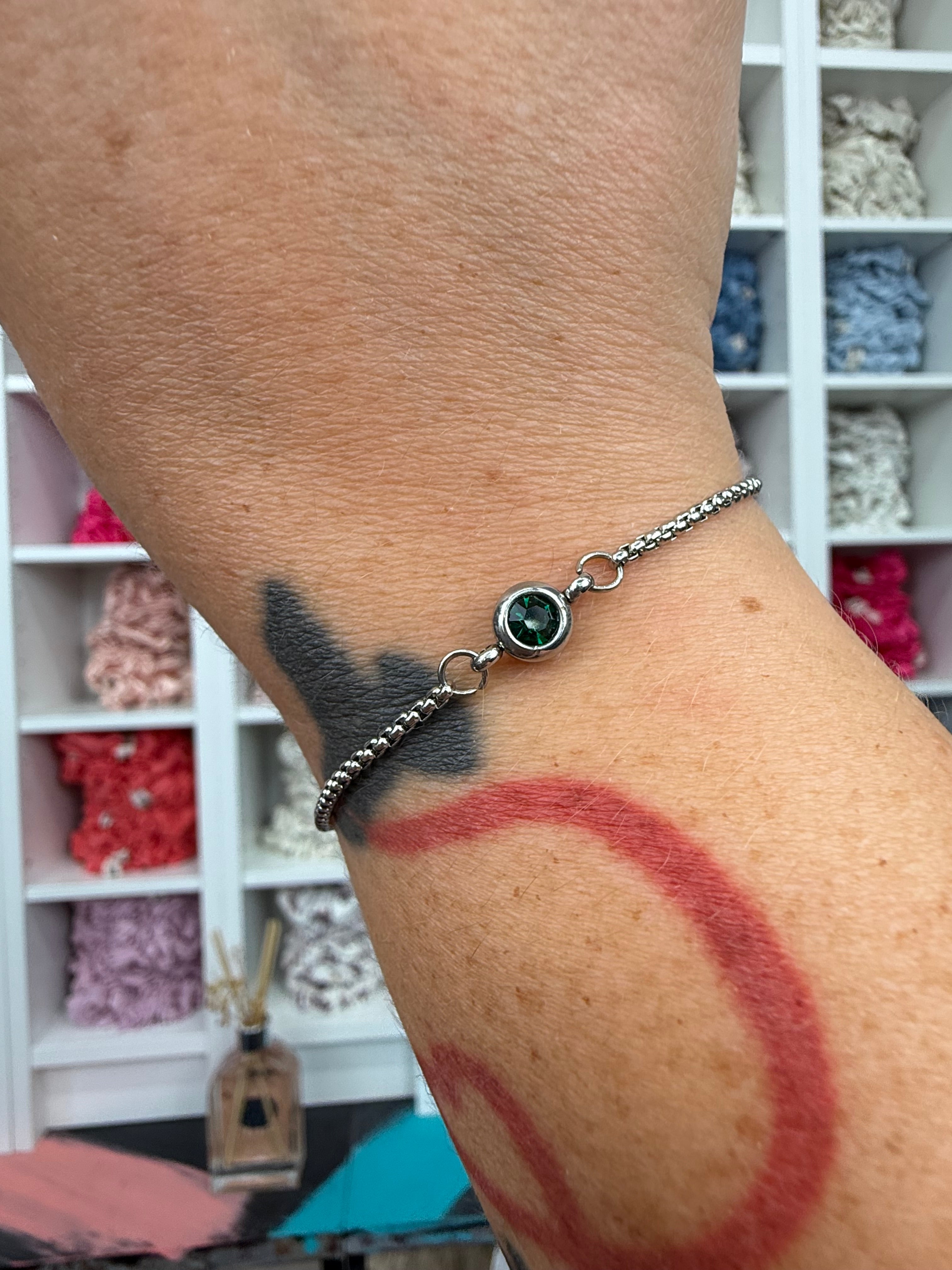 Armband mit Geburtsstein Silber | Armband