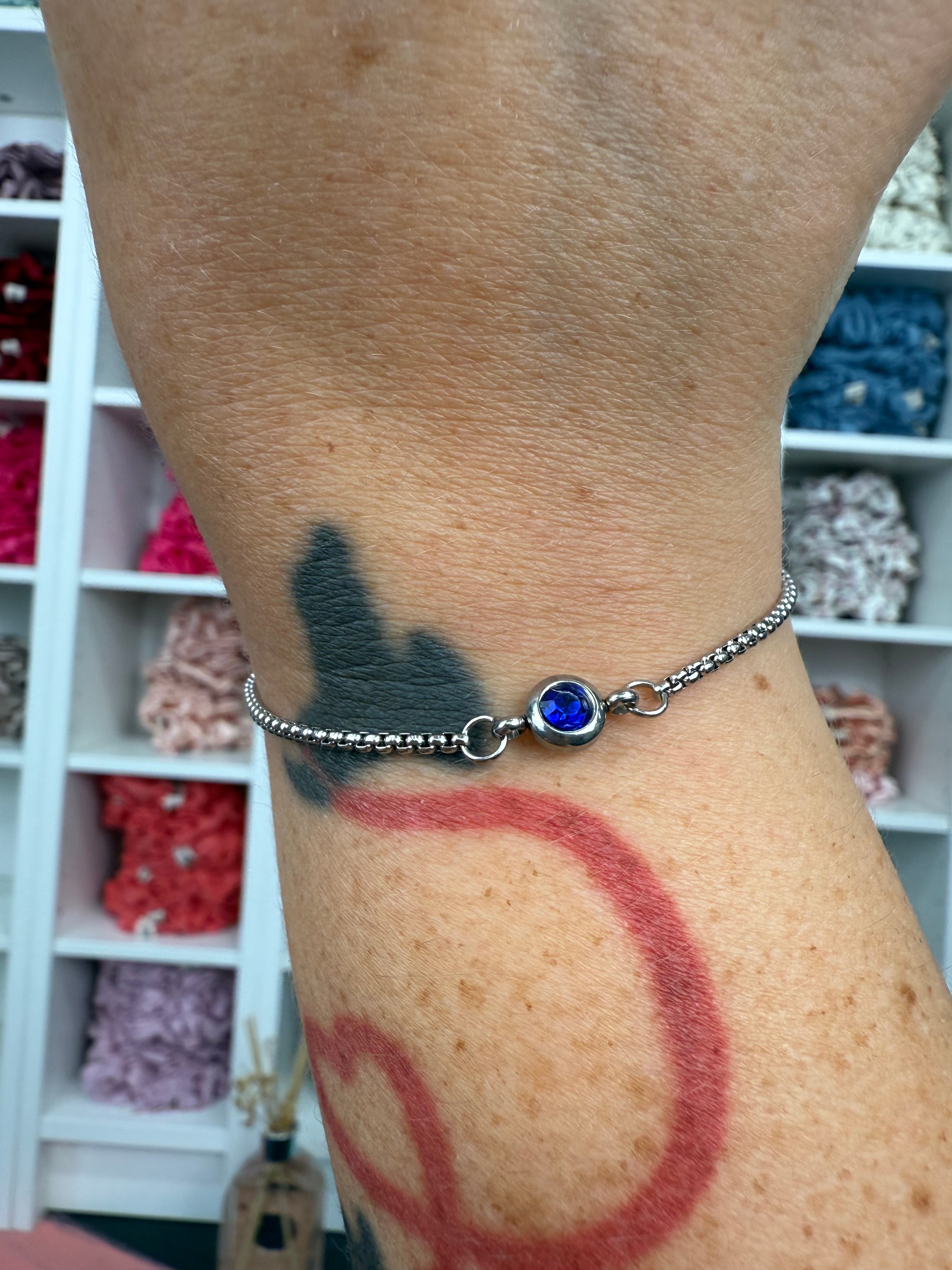 Armband mit Geburtsstein Silber | Armband