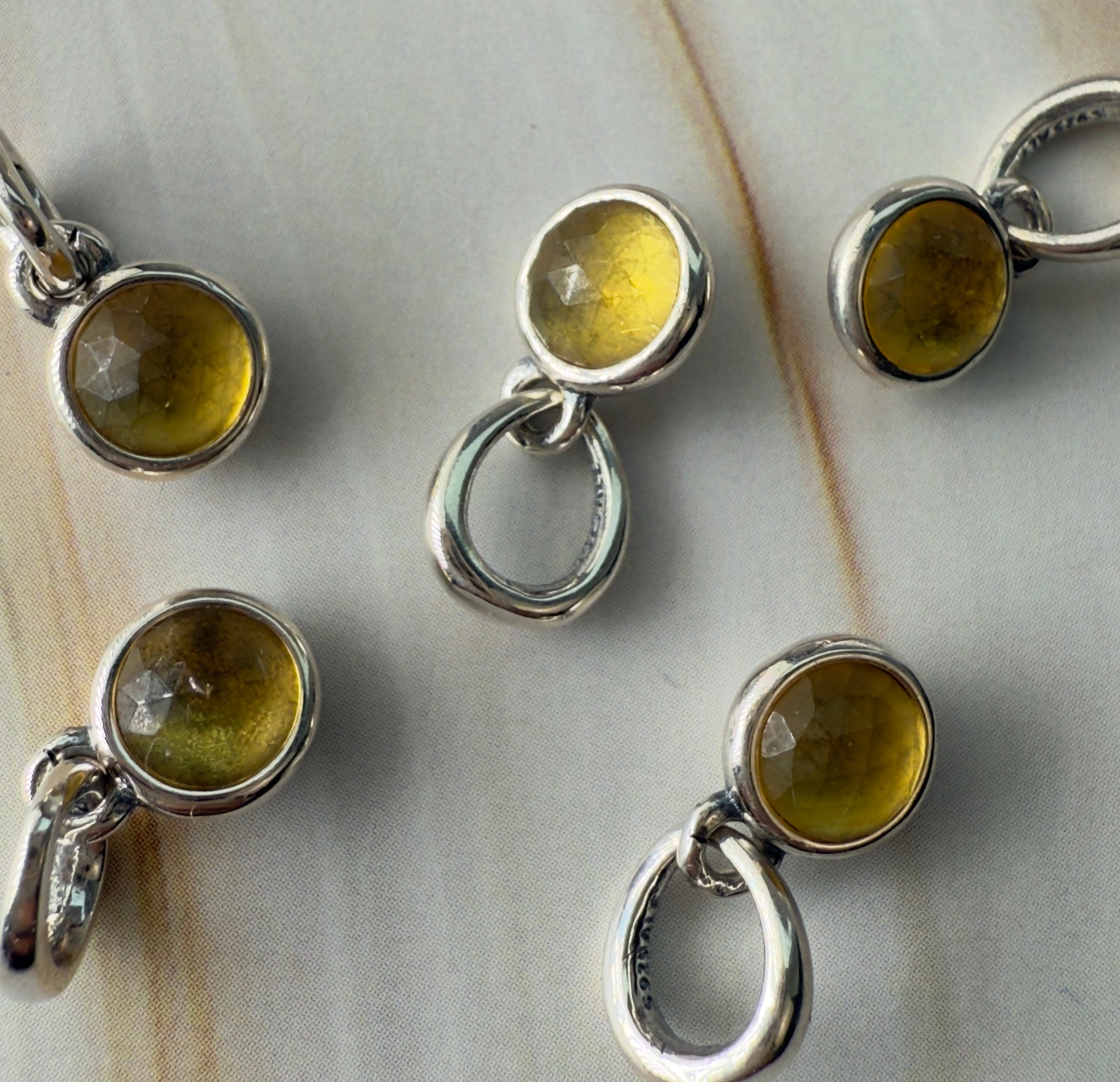 Geburtssteine 925er Sterling Silber | Charms