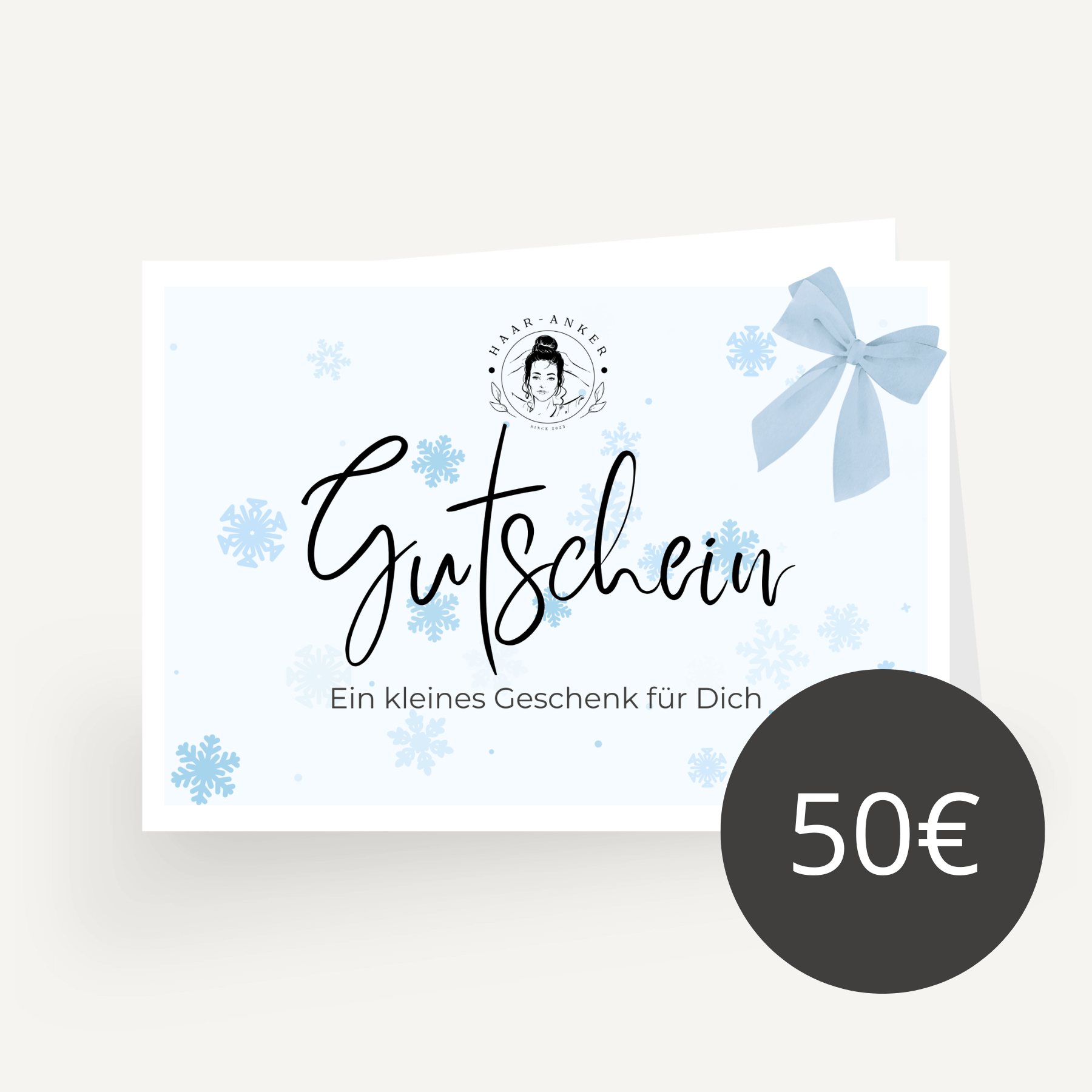 Geschenkgutschein 'Snowflakes'❄️ | HAAR-ANKER