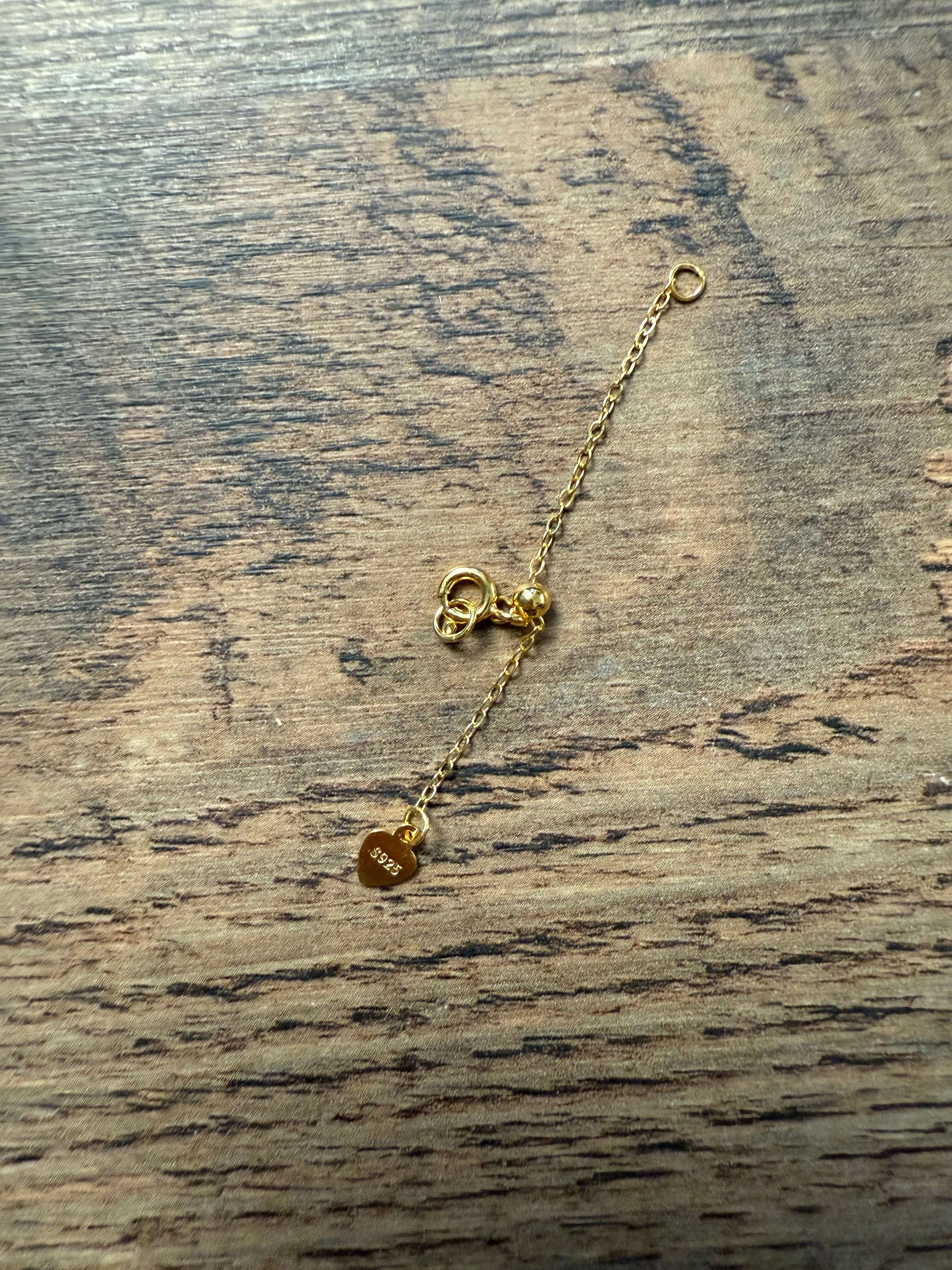 Kettenverlängerung aus Gold | Halskette