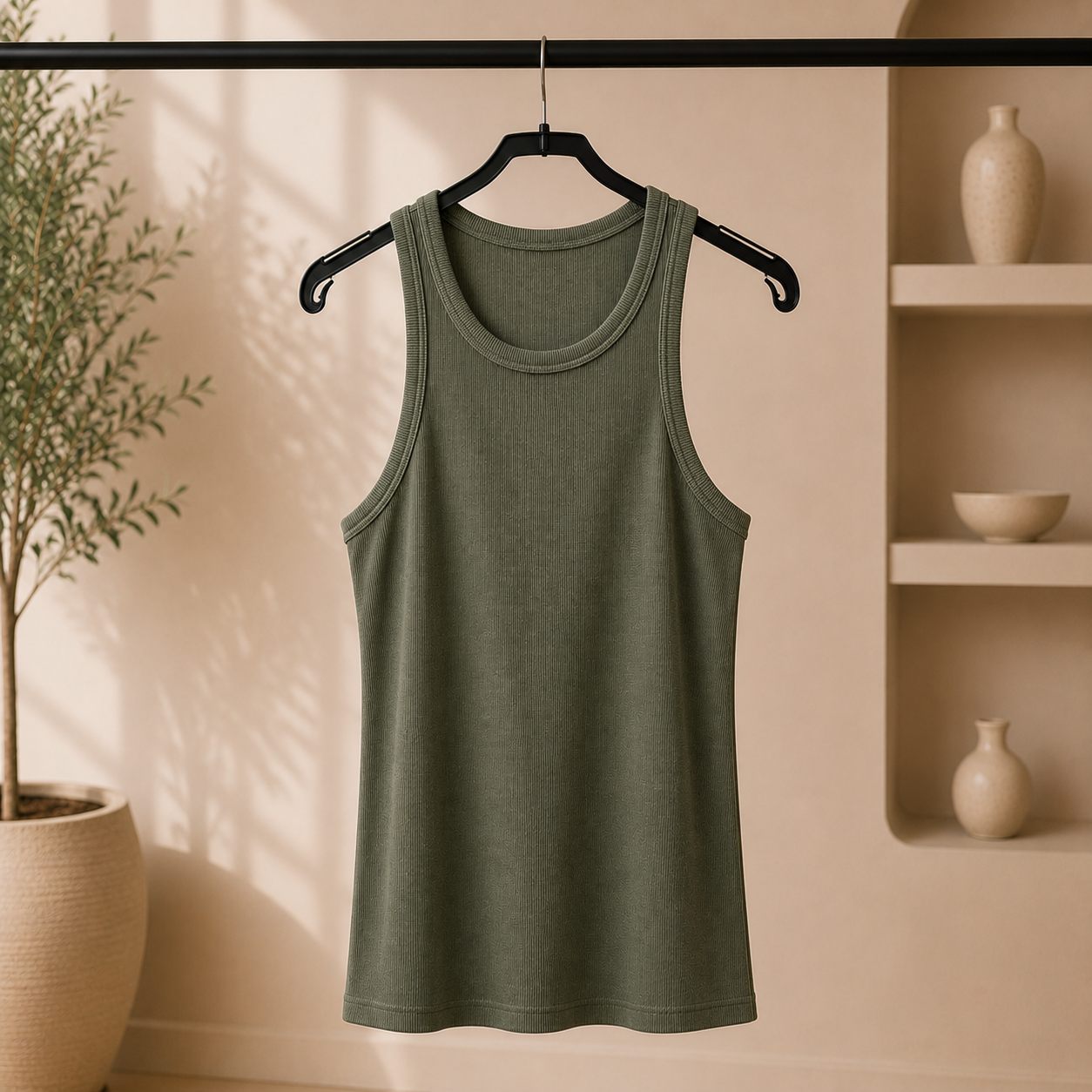 Basic-Top Ripp verschied. Farben | Shirt
