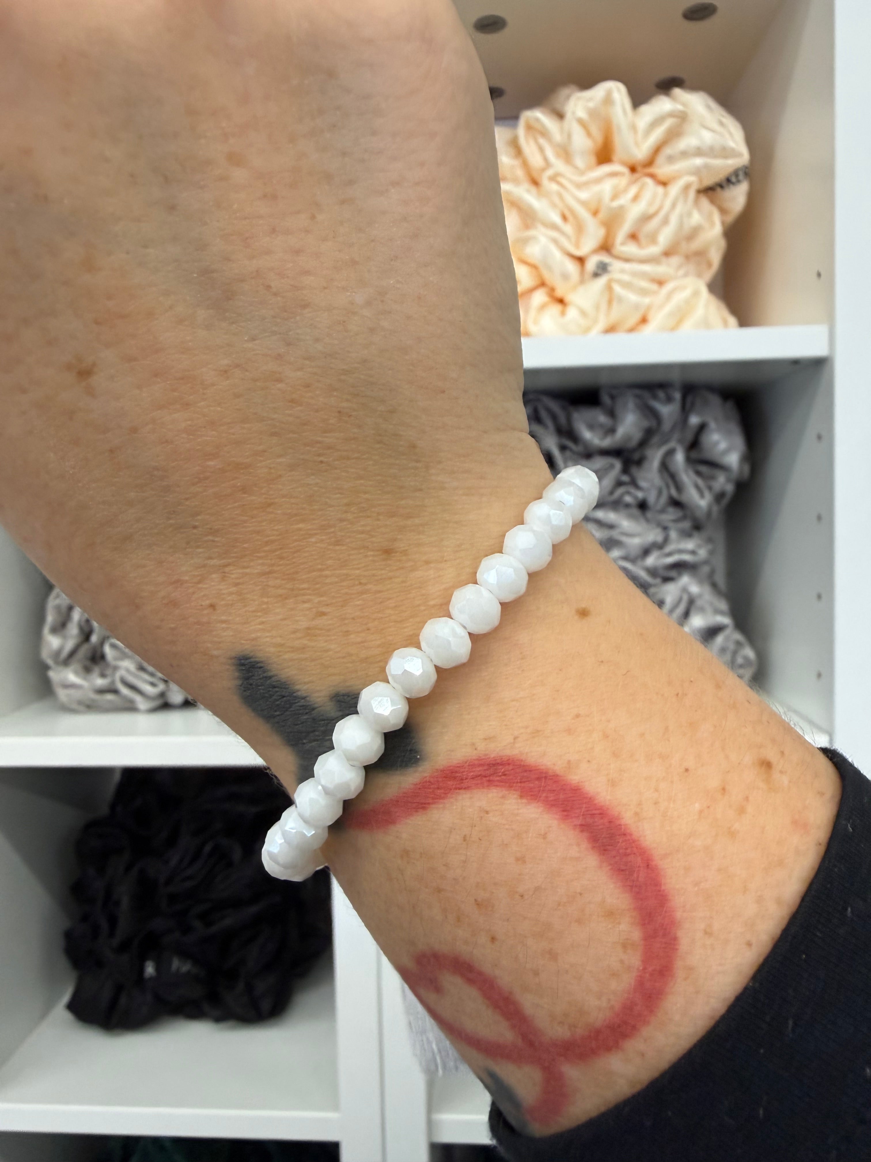 Glitzer Armbänder mit Puschel | Armband / HAAR-ANKER