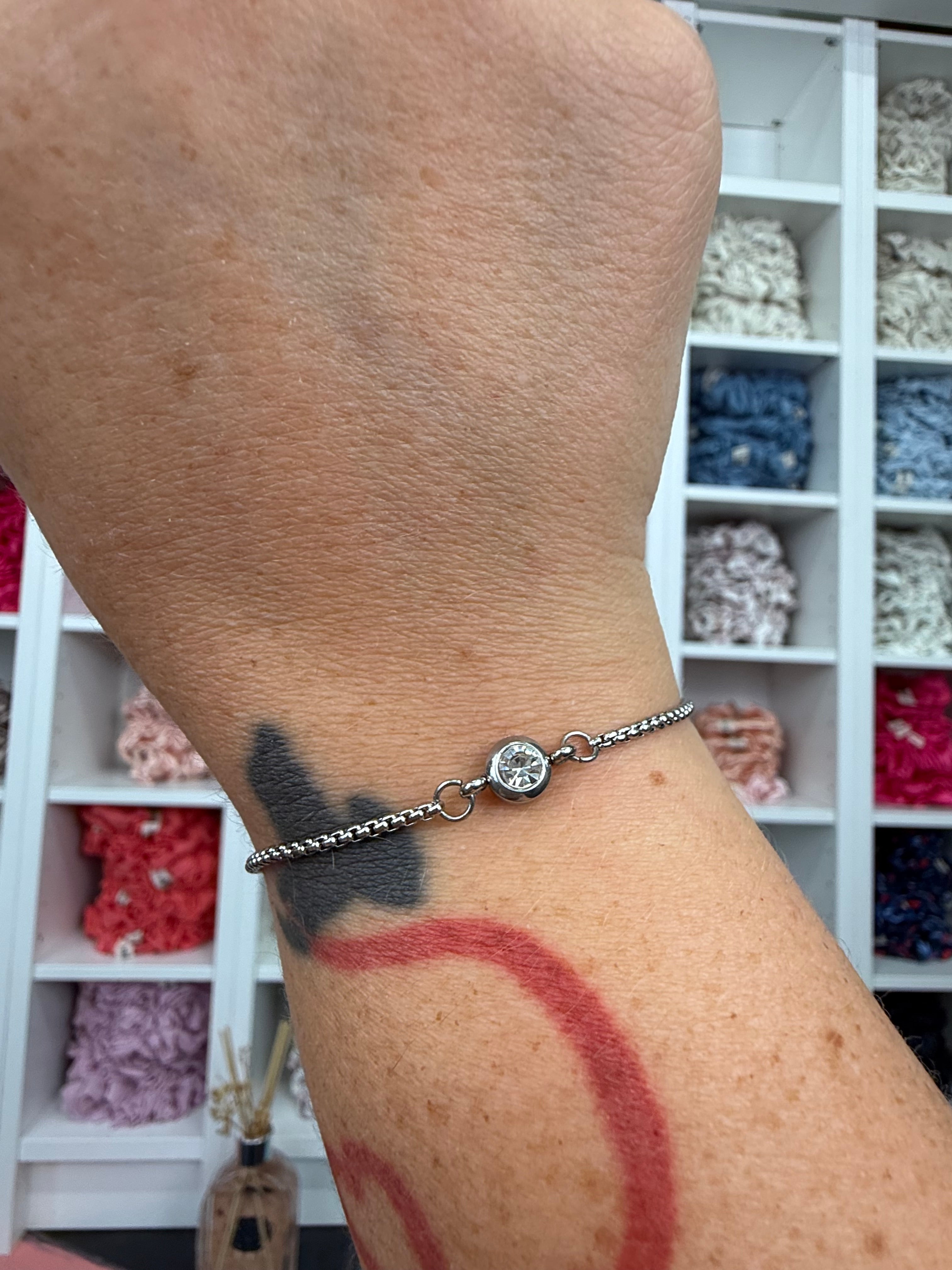 Armband mit Geburtsstein Silber | Armband