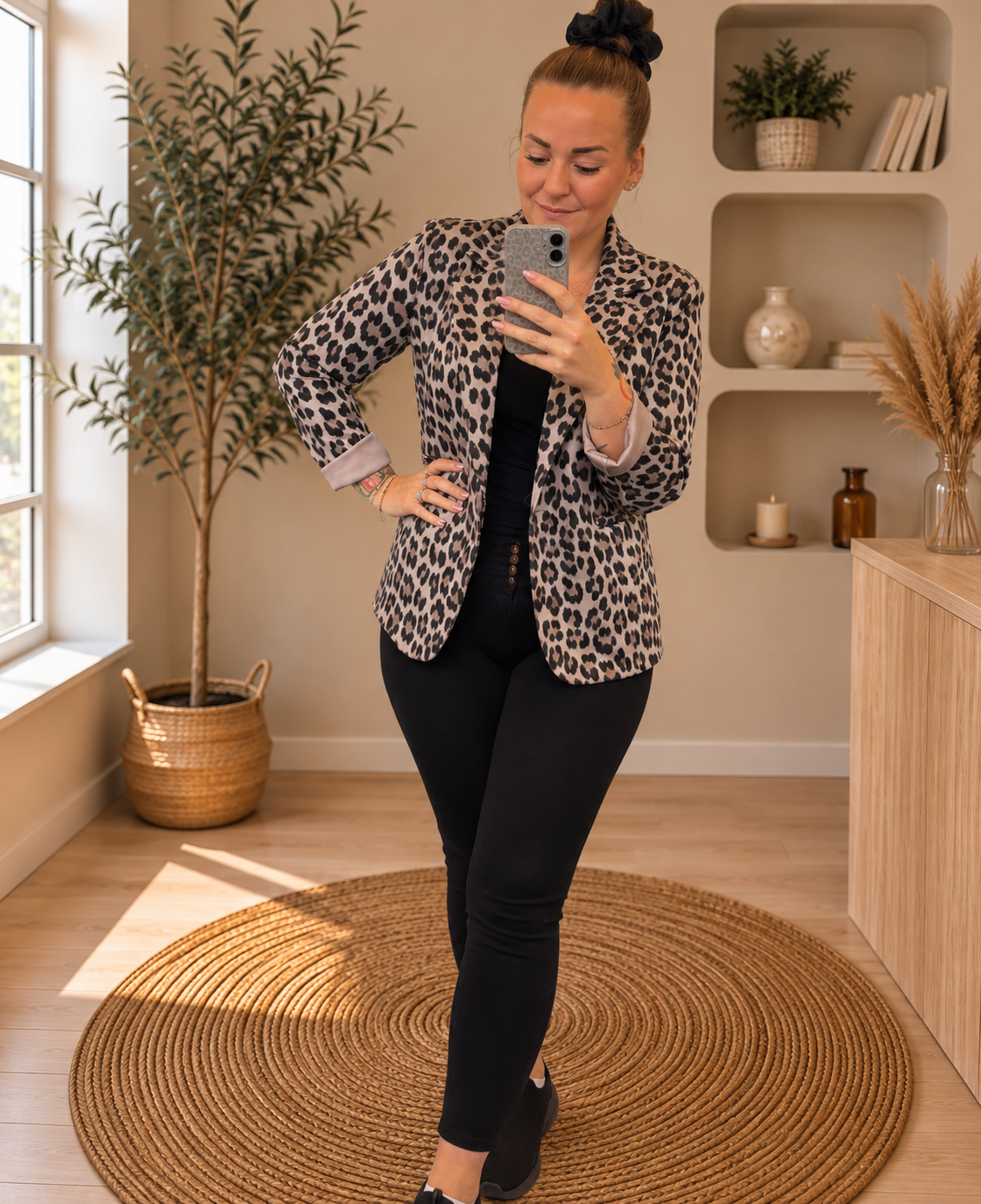 Leo-Blazer Beige | Jacke