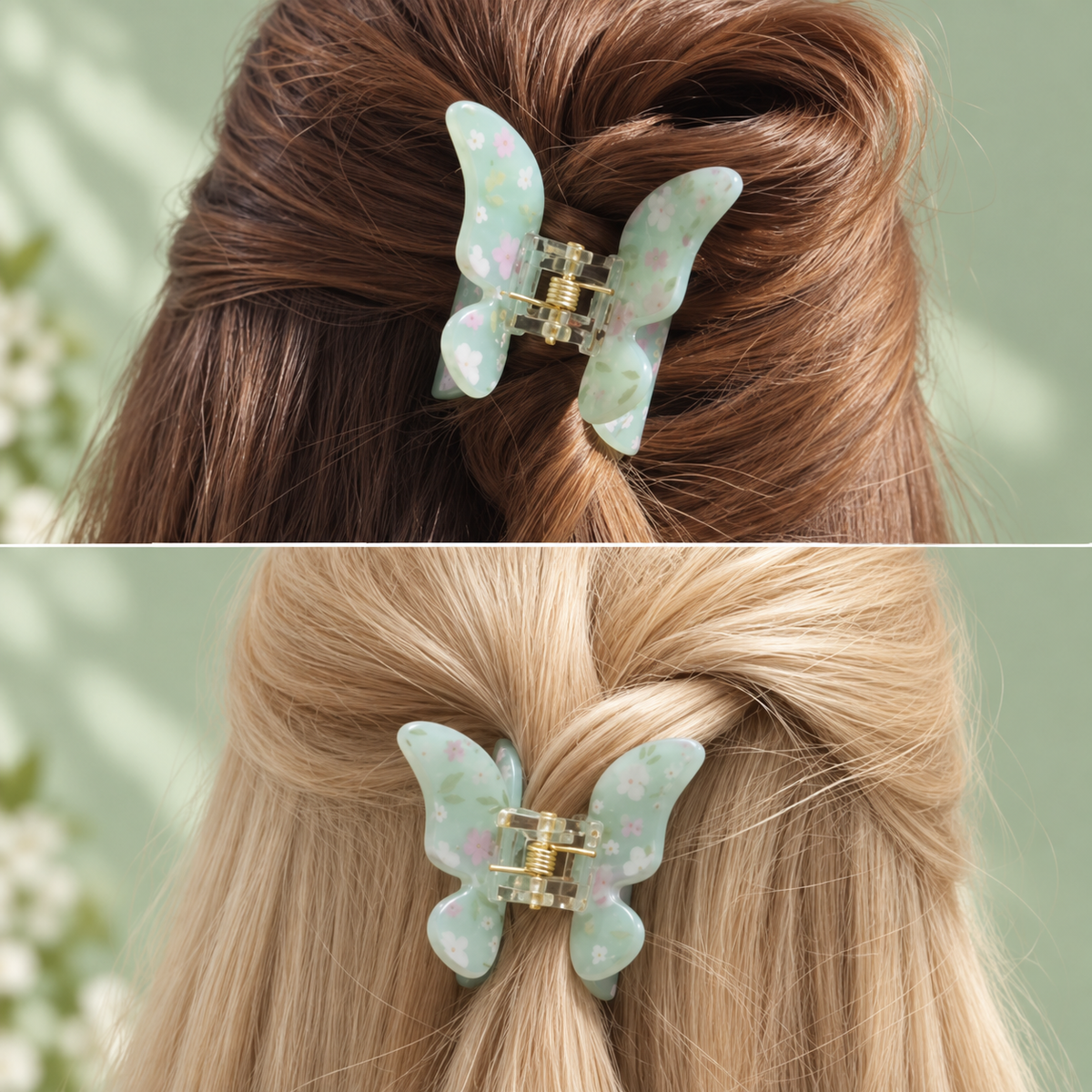 Daisy Mint | Haarklammer