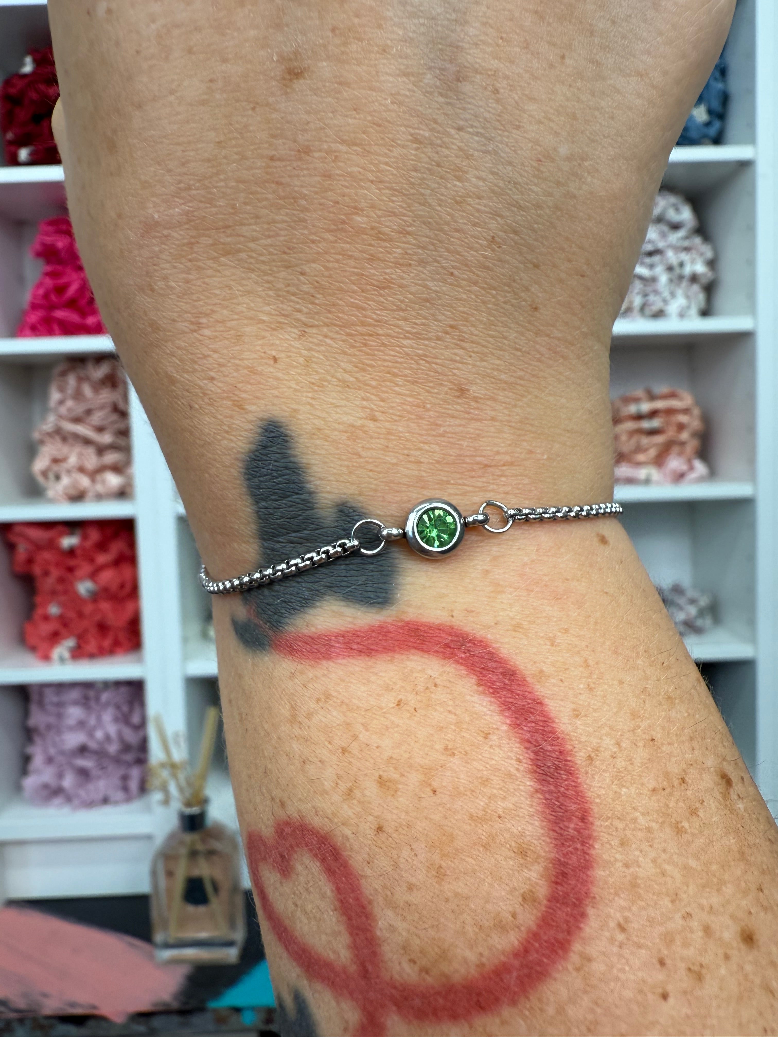 Armband mit Geburtsstein Silber | Armband