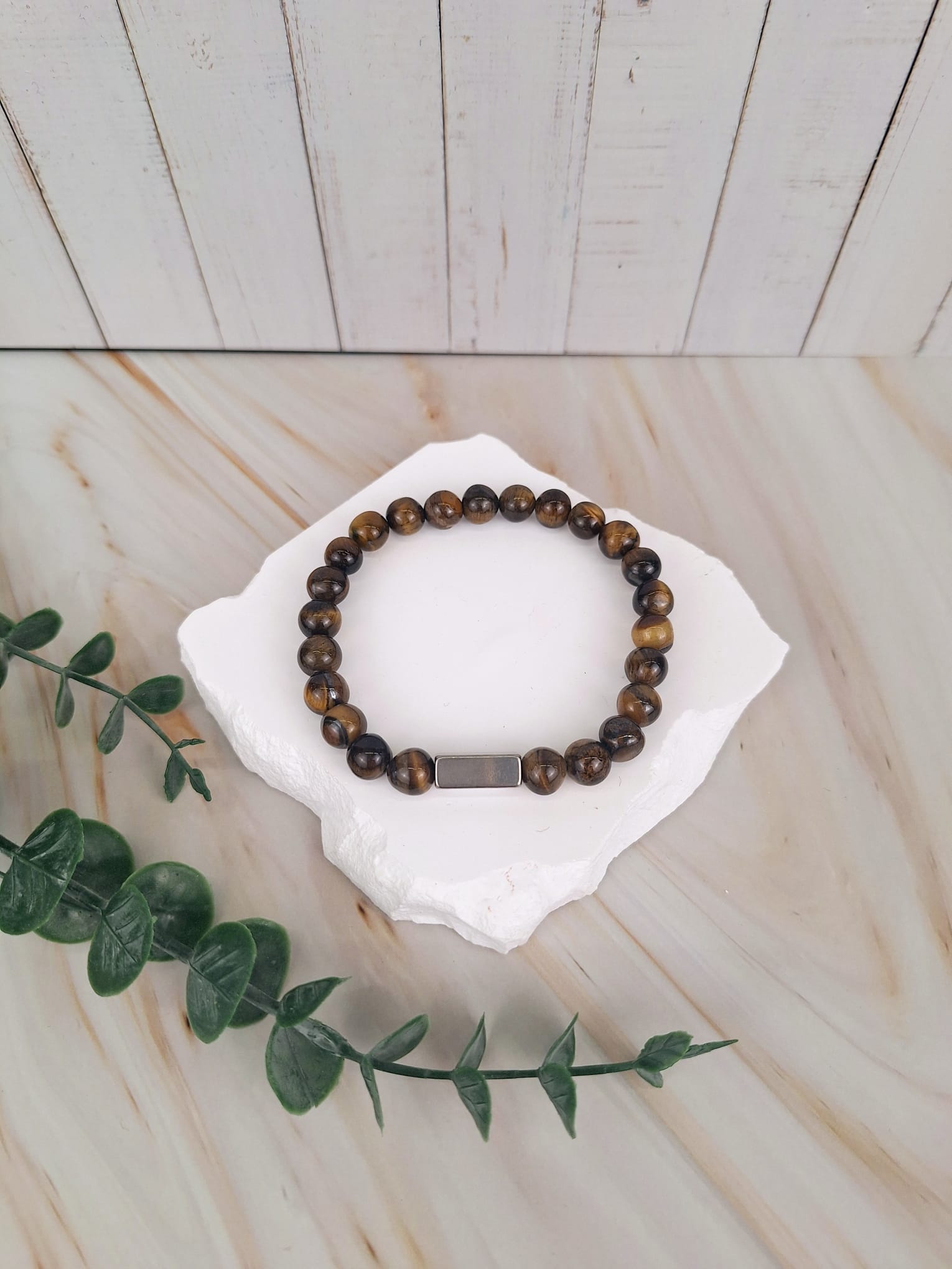 Steinarmband Edelstahl | Männerarmband | HAAR-ANKER