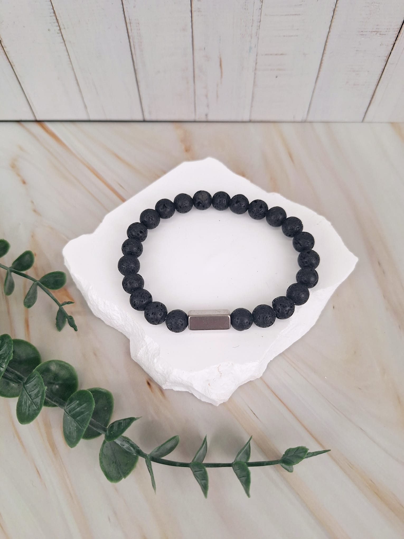 Steinarmband Edelstahl | Männerarmband | HAAR-ANKER