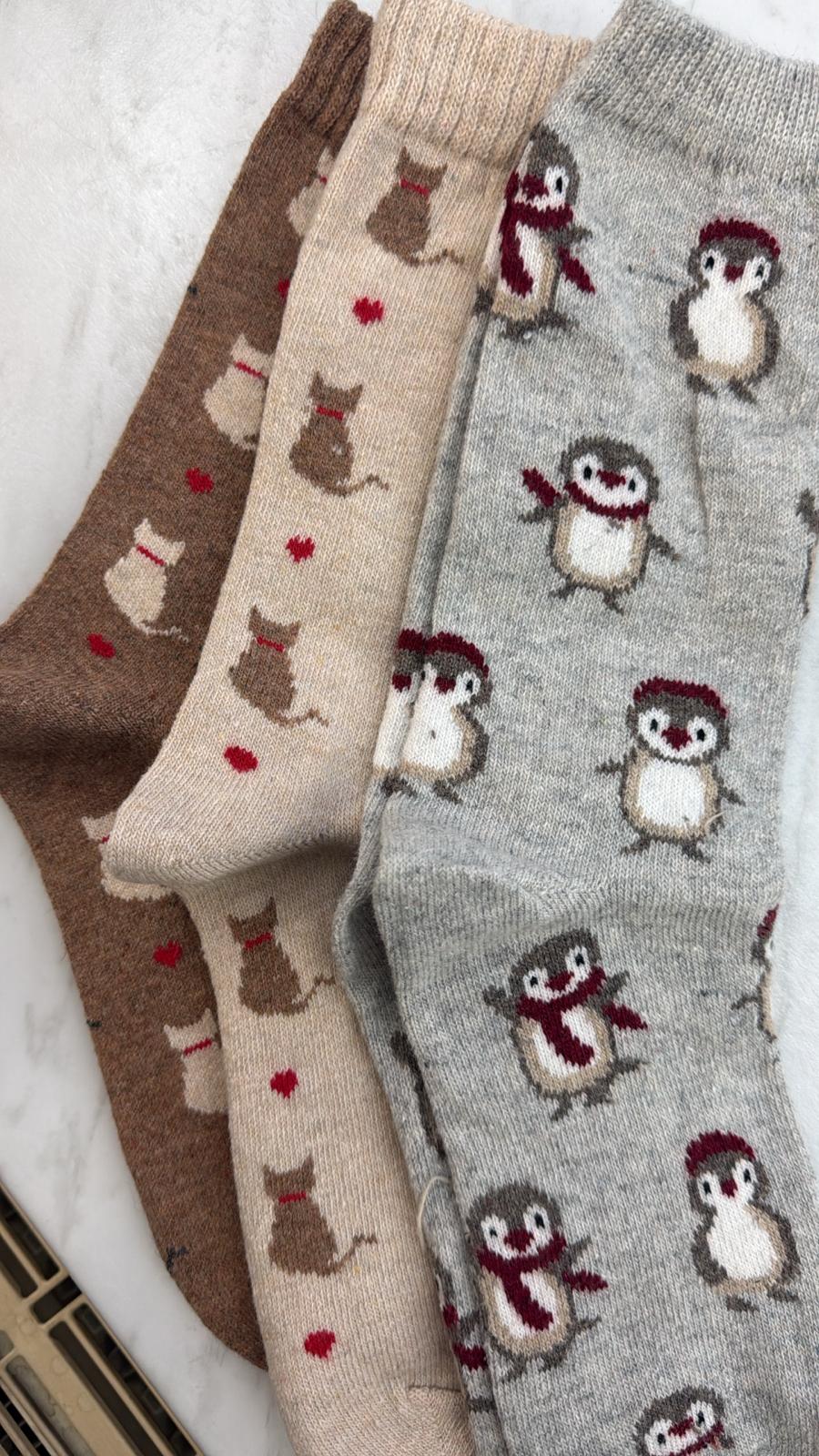 Wollsocken verschied. Farben | Socken