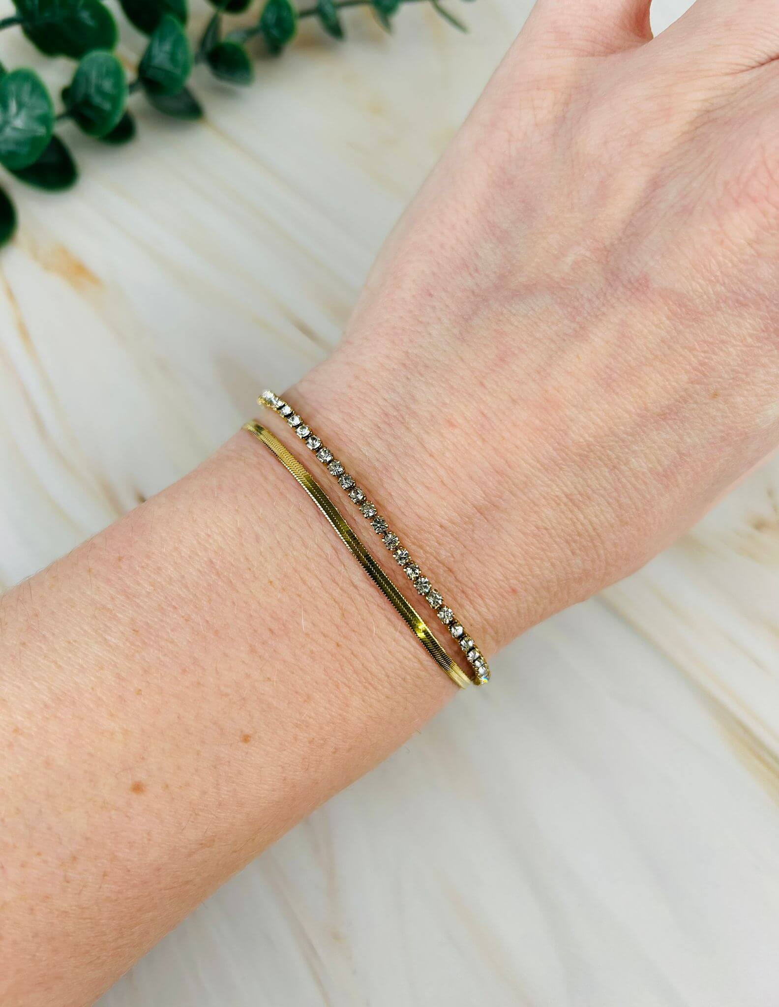 Armband Zweireihig Elegant | Armband | HAAR-ANKER