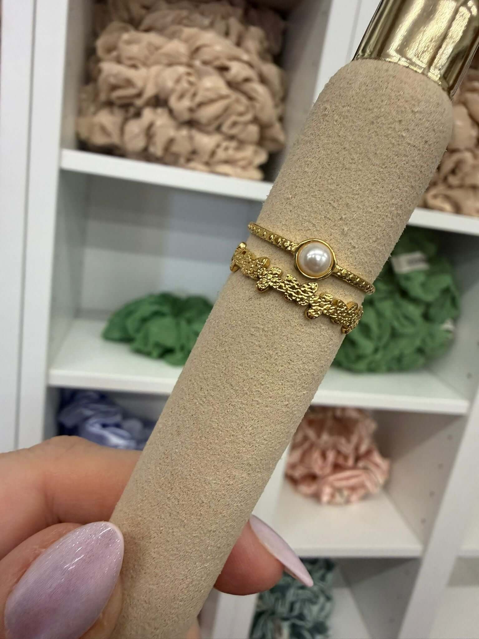 Doppelring Perle | Ring | HAAR-ANKER