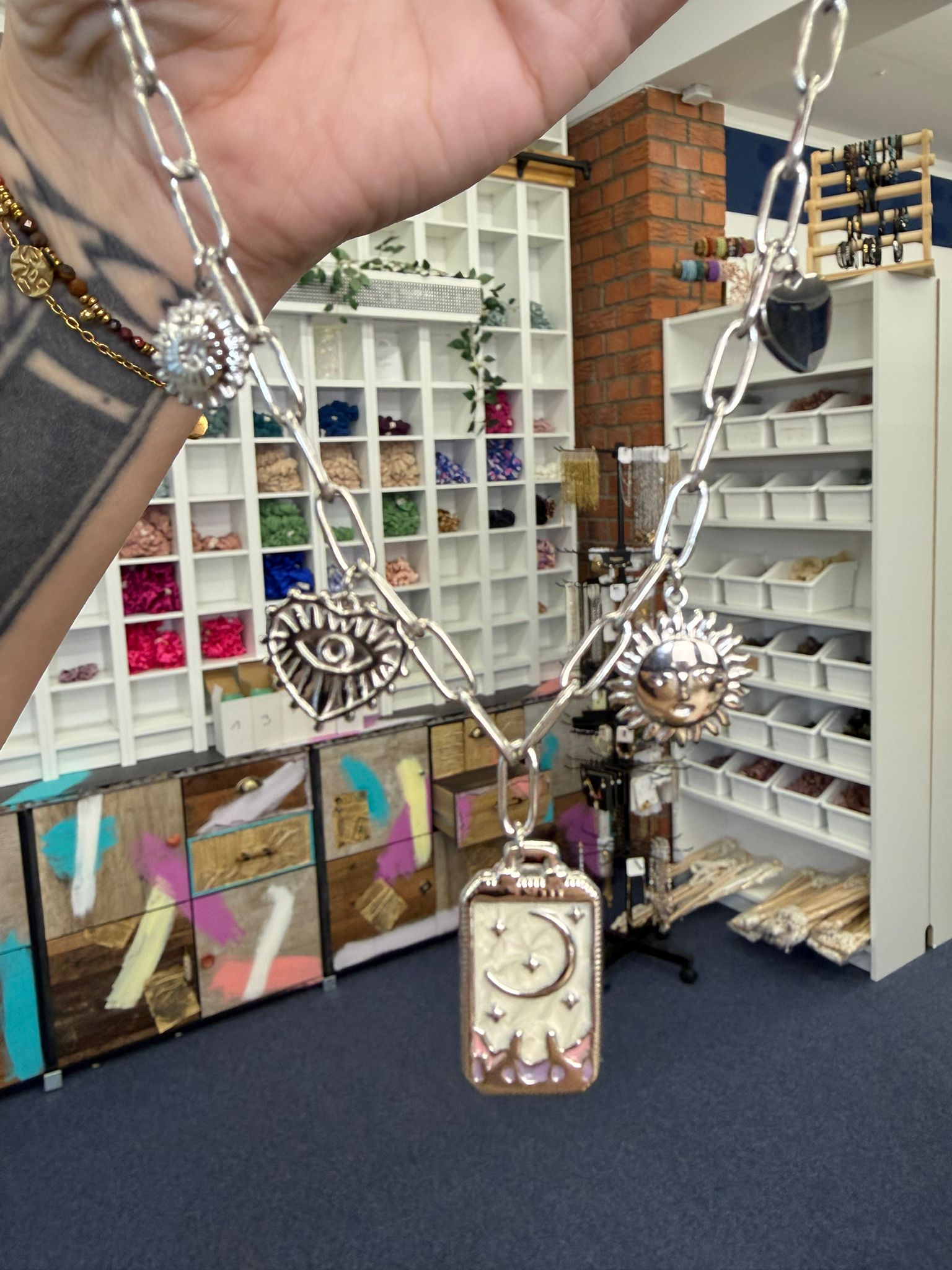 Charmkette Mond & Sonne | Halskette