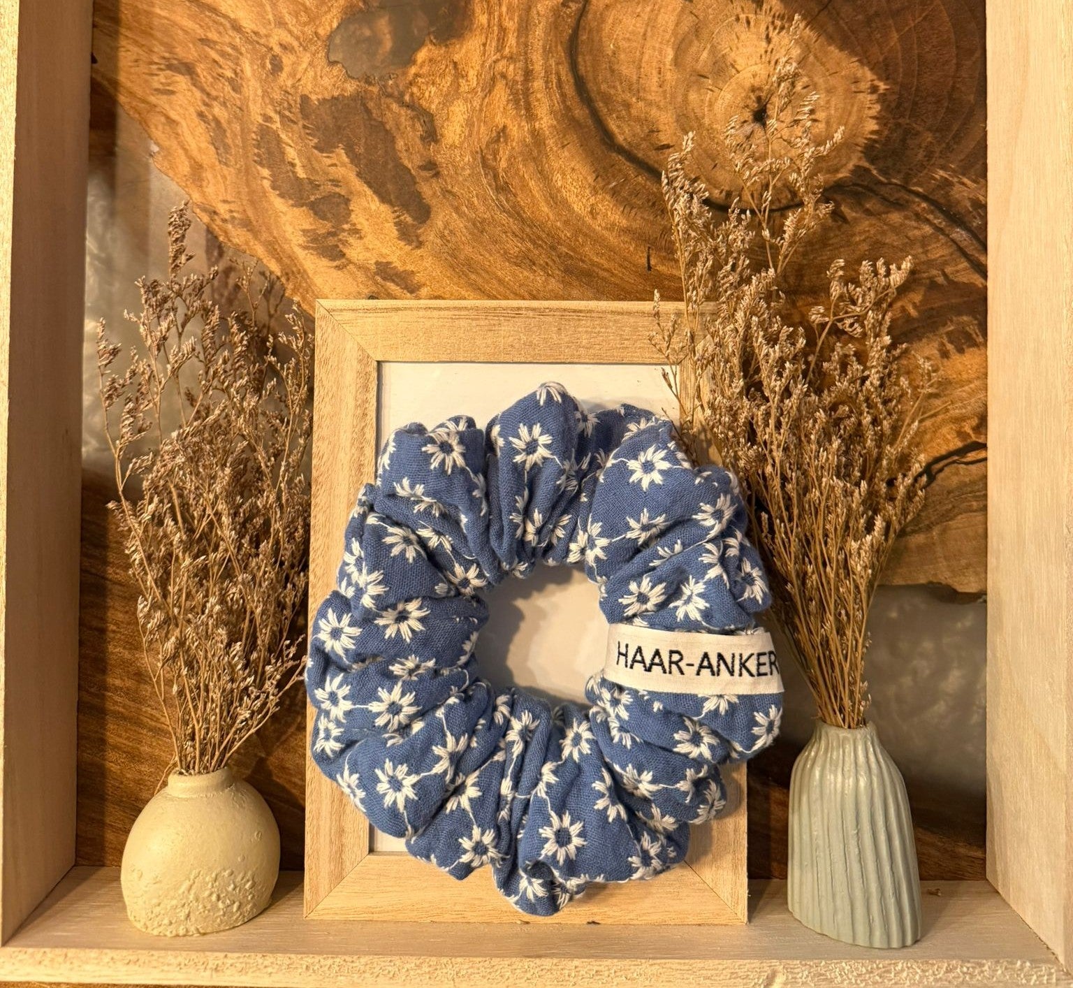 XXL-Scrunchie | Lochstickerei