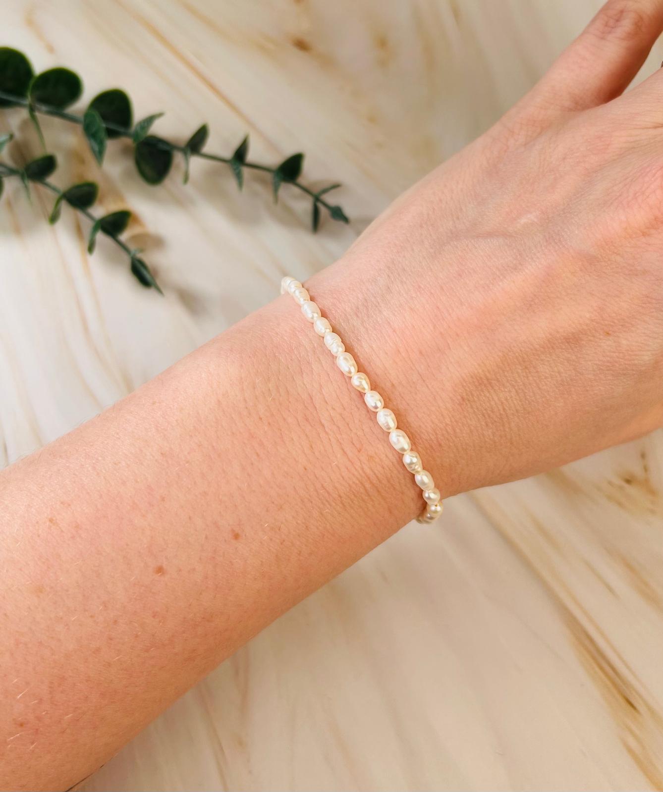 Zartes Armband mit Süßwasserperlen | Armband Nr. 18