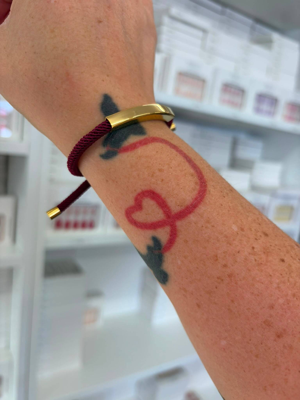 Stoffarmbänder verschied. Farben | Armband Nr. 56 - HAAR-ANKER