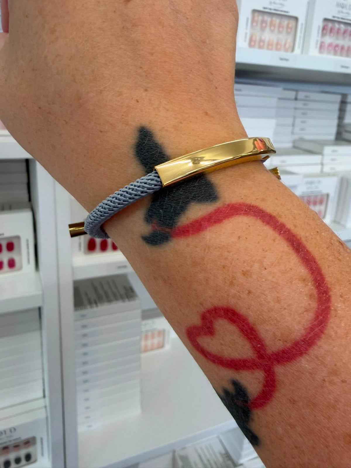 Stoffarmbänder verschied. Farben | Armband Nr. 56 - HAAR-ANKER