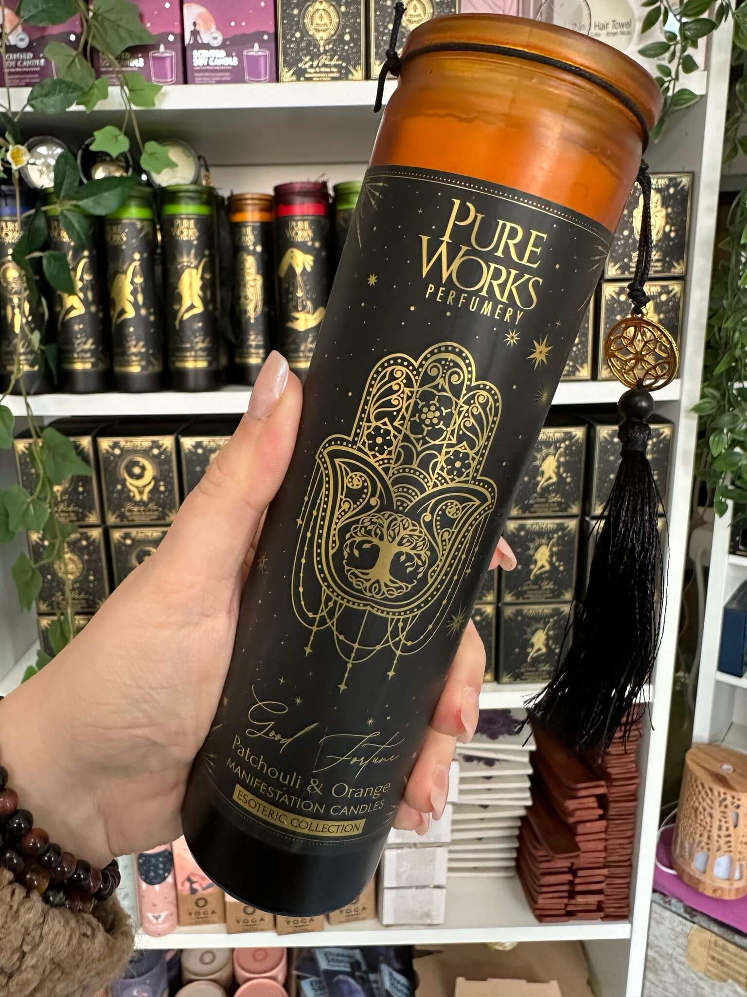 Good Fortune Lang | Manifestationskerze // HAAR-ANKER