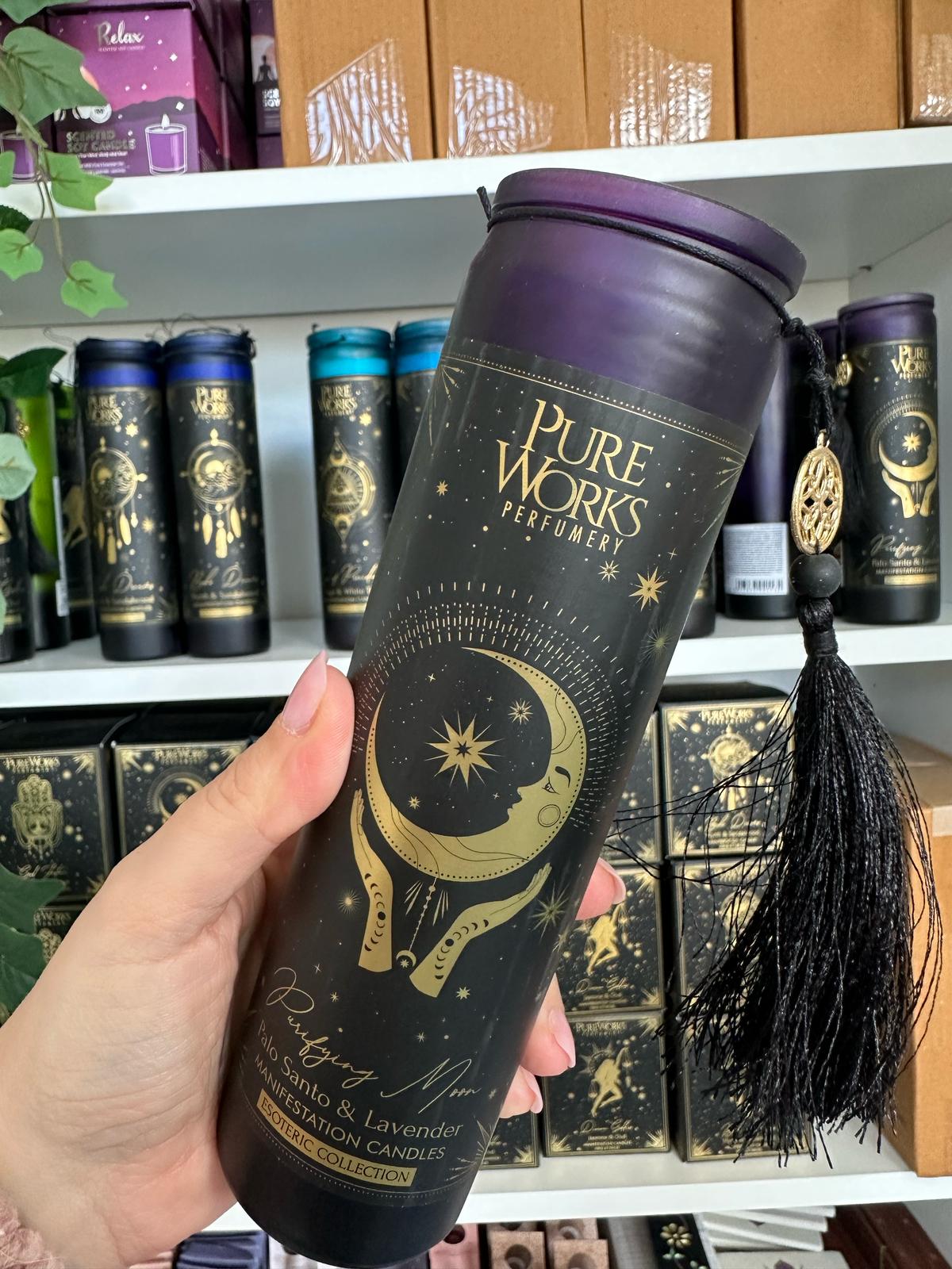 Purifying Moon Lang | Manifestationskerze | HAAR-ANKER