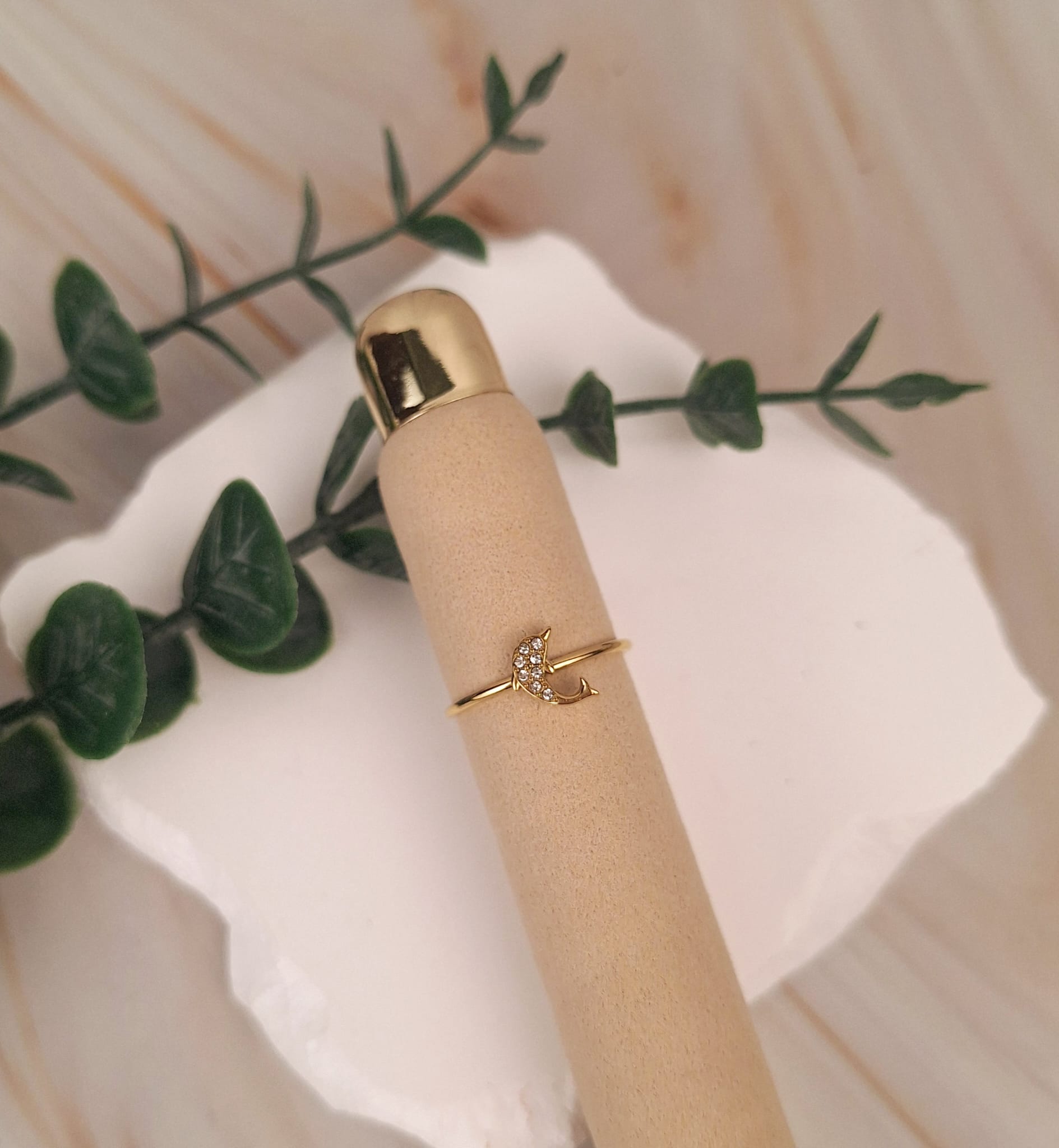 Ring Glitzerstein | Ring | HAAR-ANKER