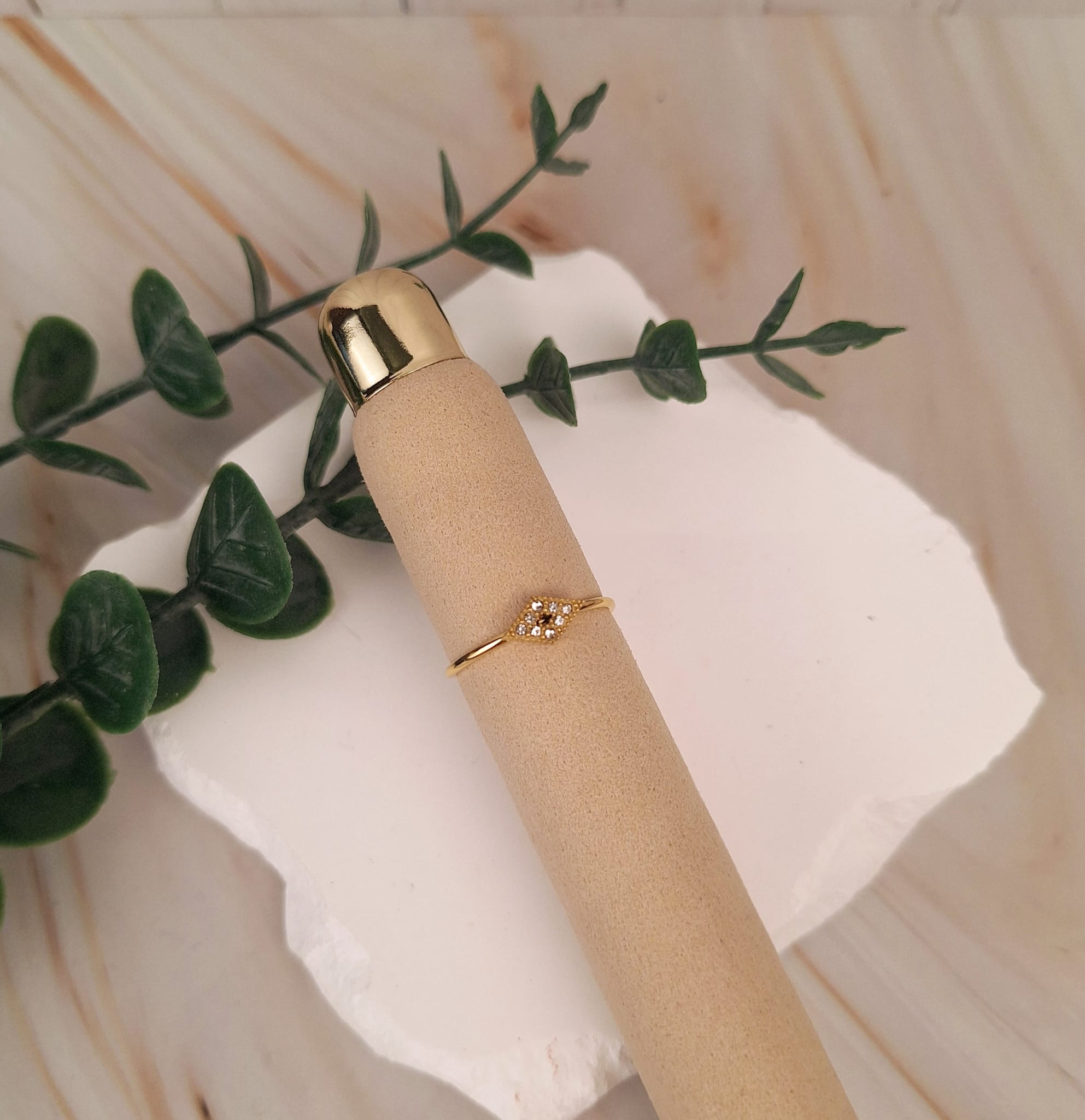 Ring Glitzerstein | Ring | HAAR-ANKER