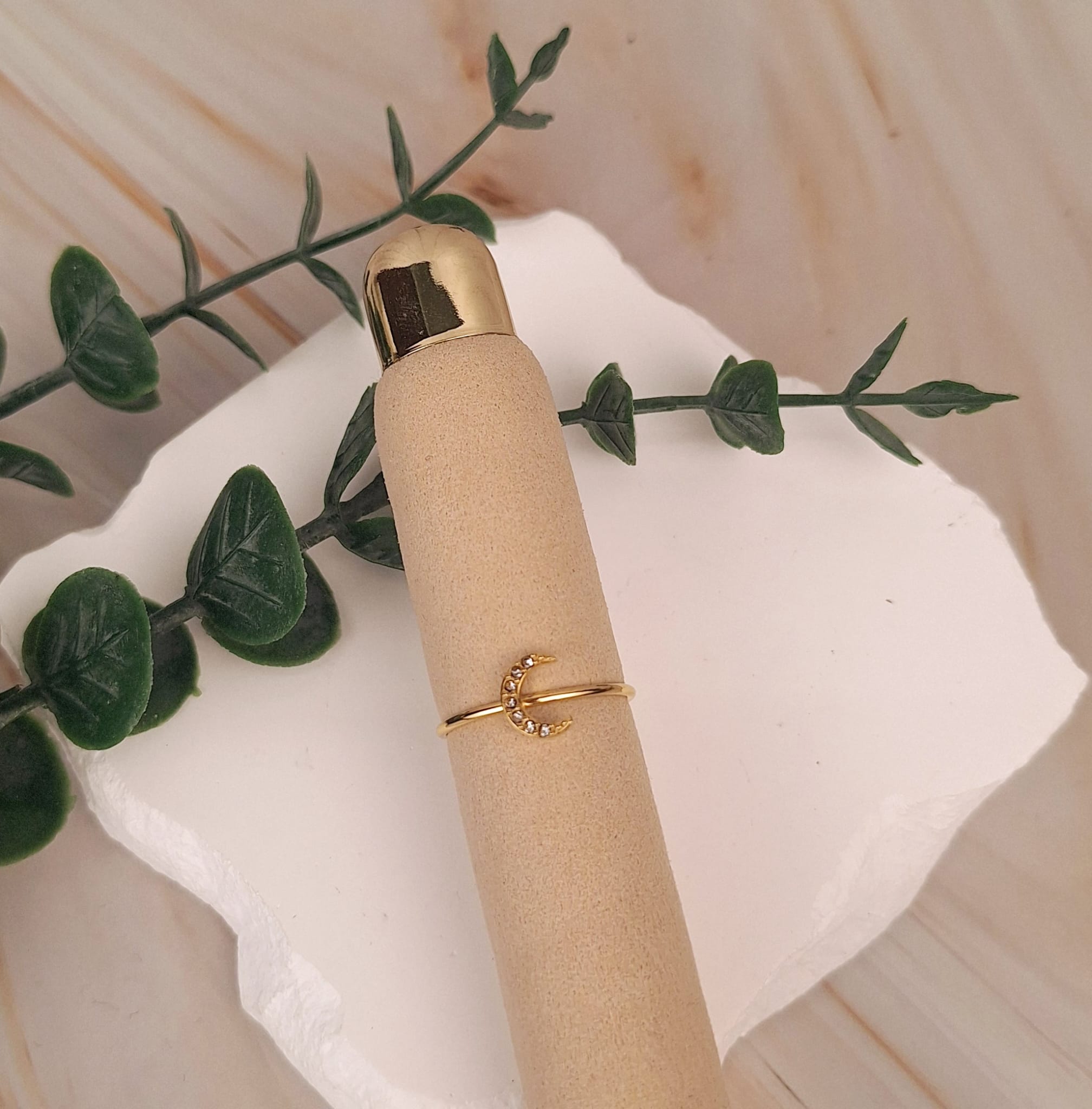 Ring Glitzerstein | Ring | HAAR-ANKER