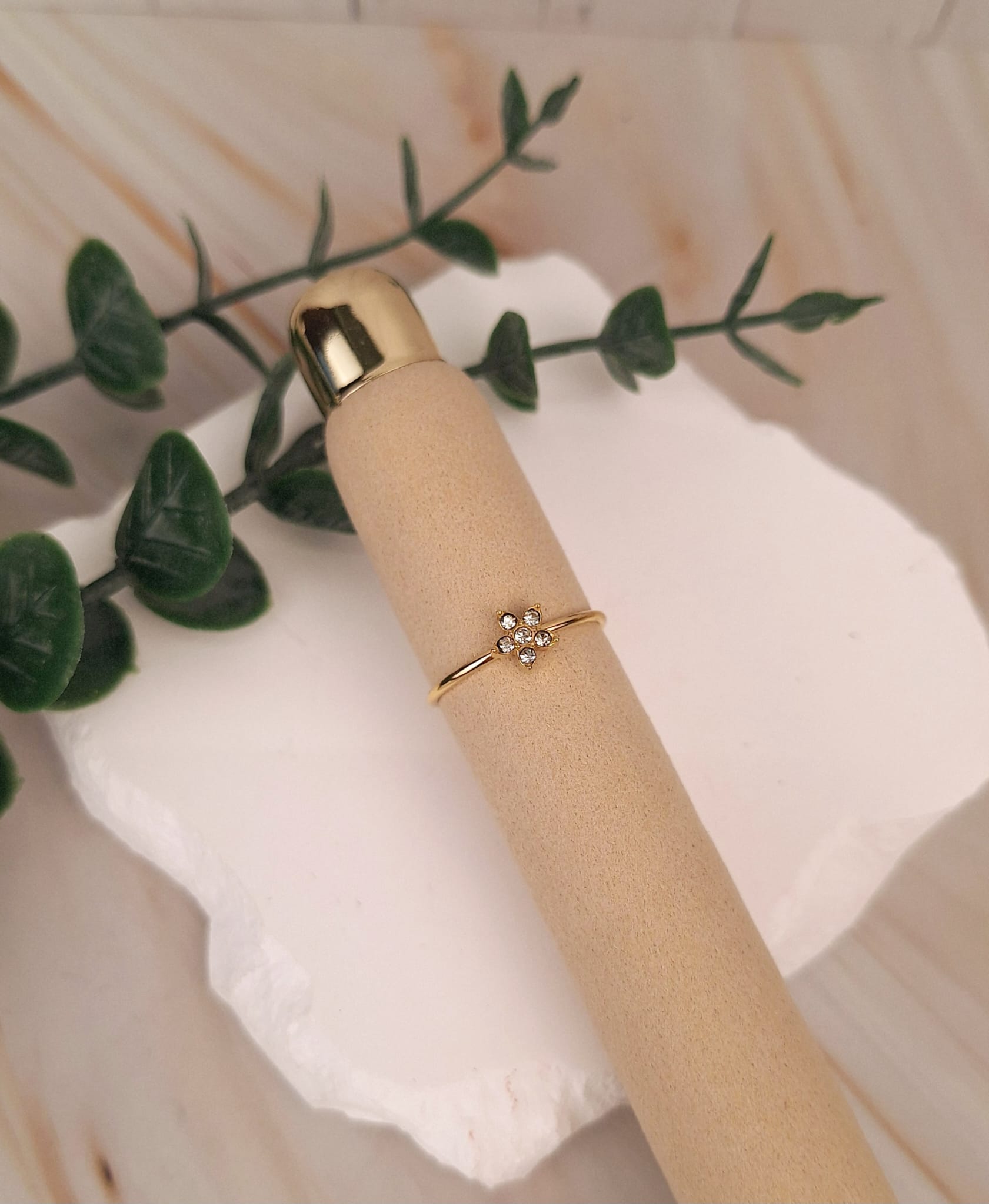 Ring Glitzerstein | Ring | HAAR-ANKER