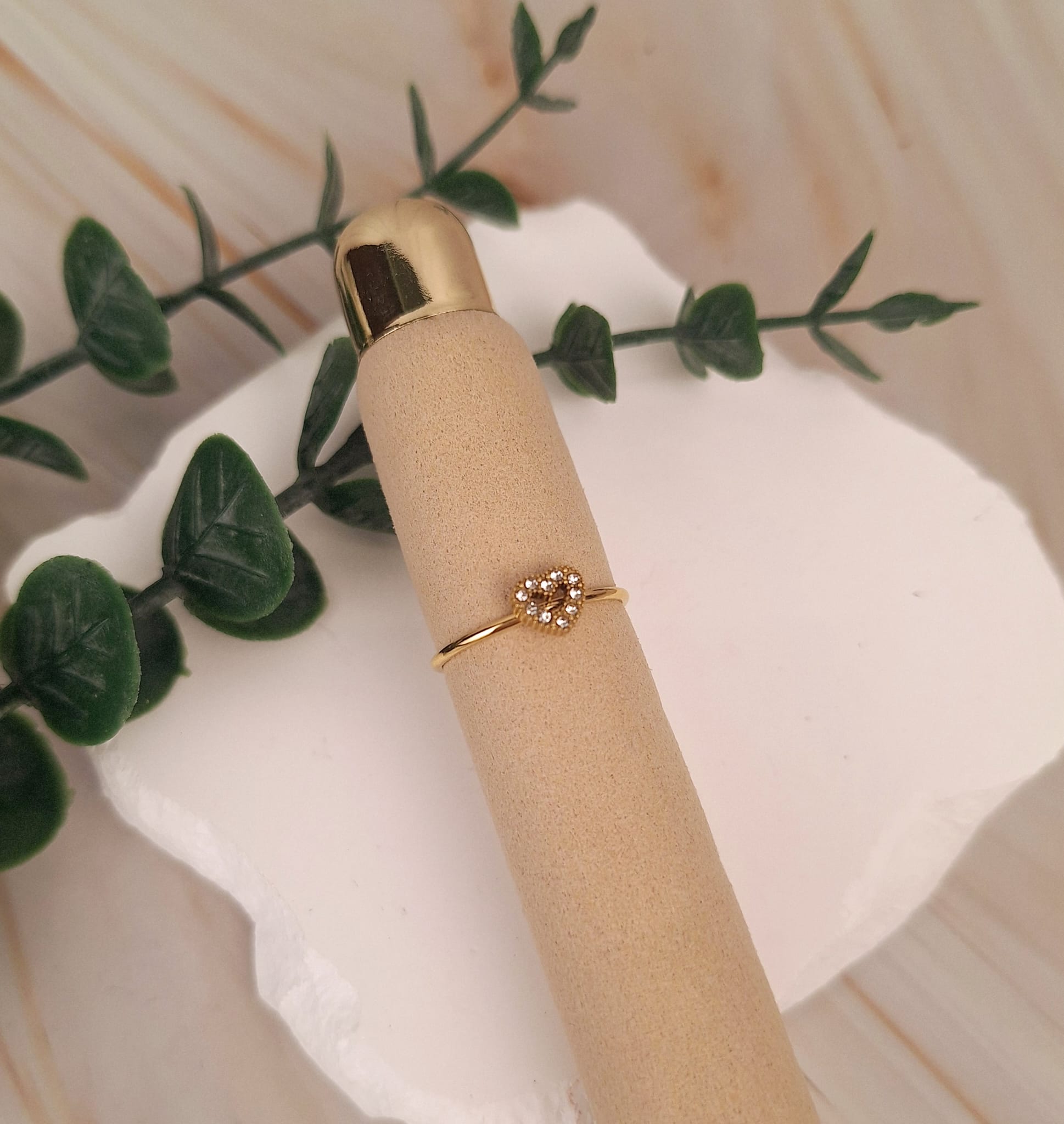 Ring Glitzerstein | Ring | HAAR-ANKER